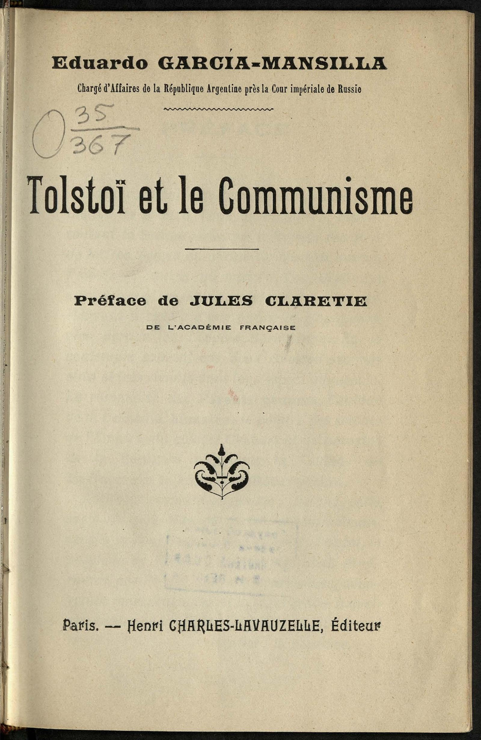 Изображение Толстой и коммунизм