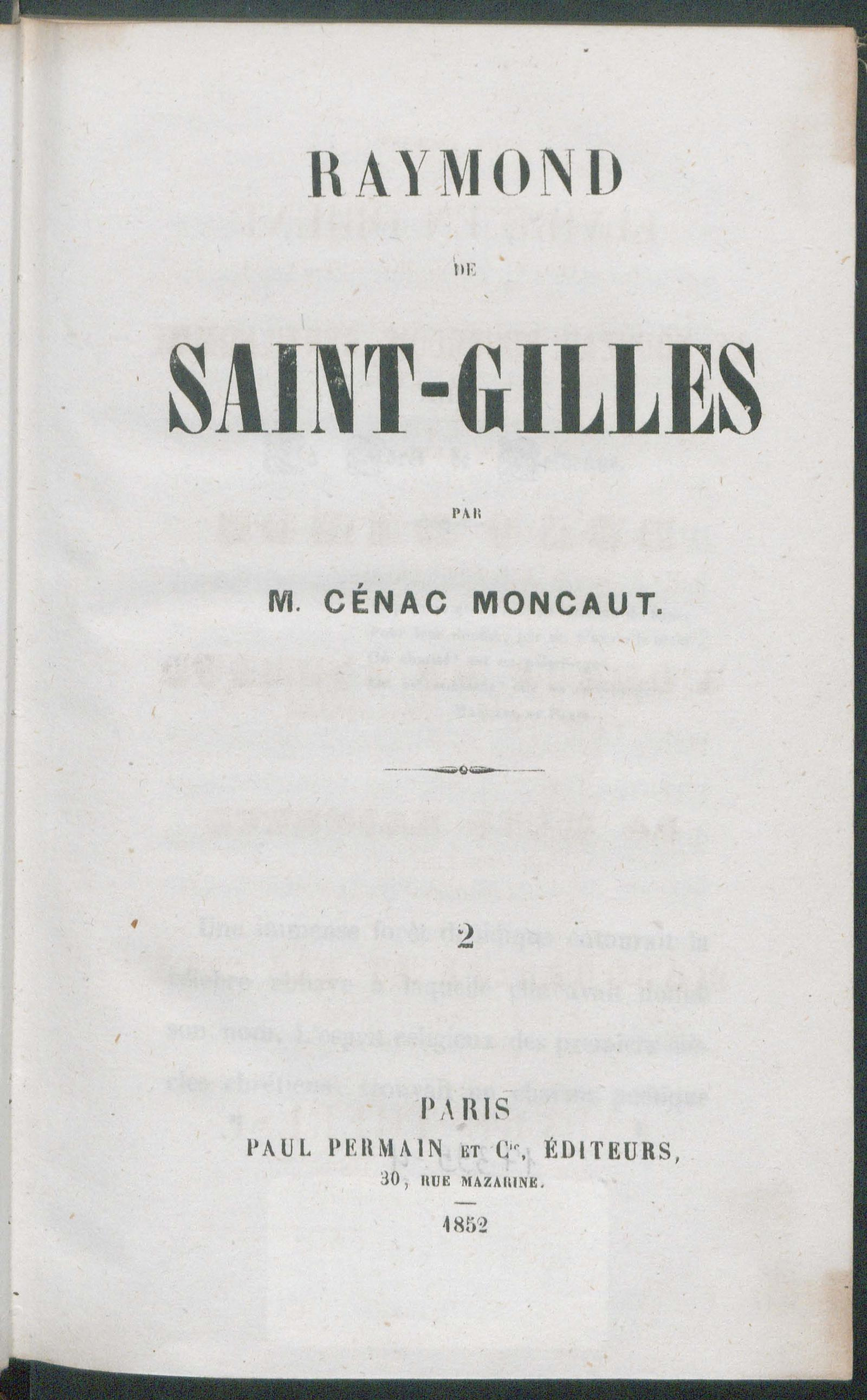 Изображение Раймон де Сен-Жиль. Ч. 2