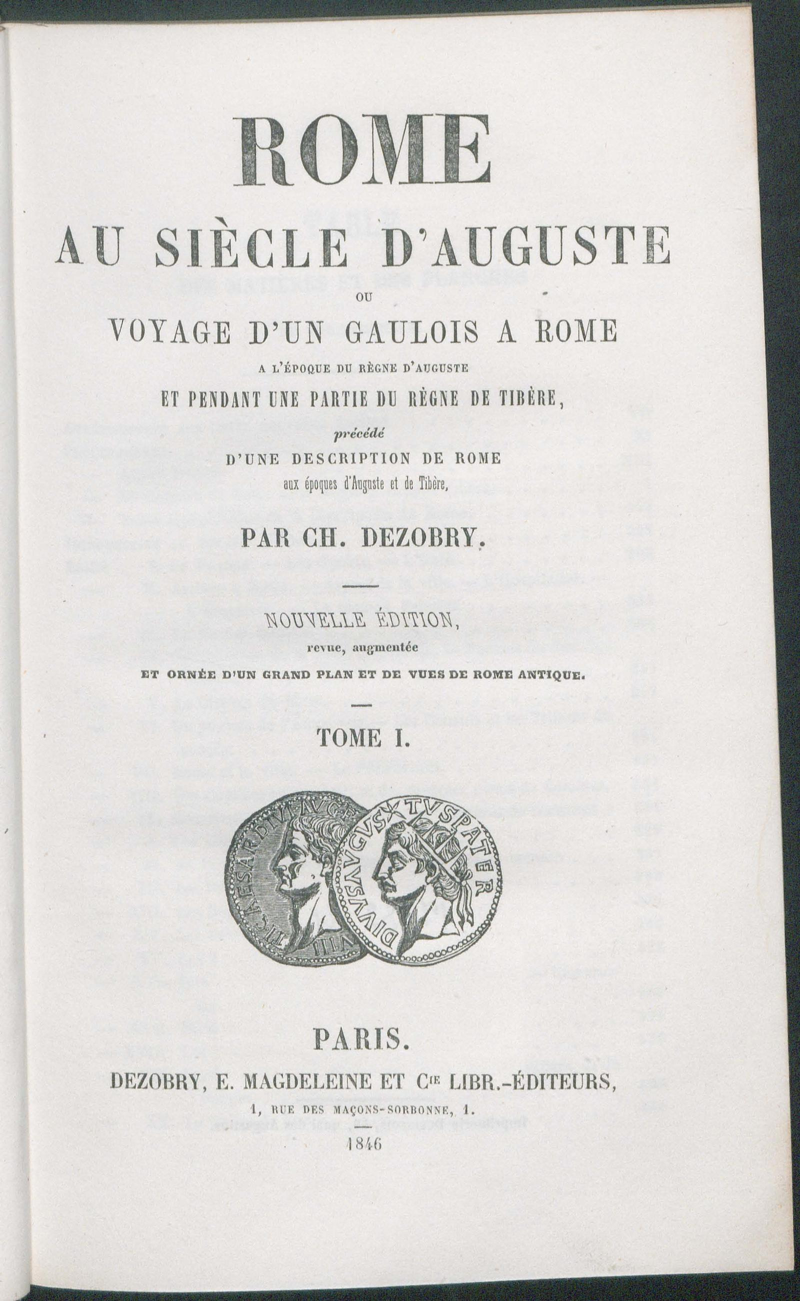 Изображение книги Рим во времена Августа, или Путешествие Галла в Рим во времена правления Августа и частично во время правления Тиберия. Т. 1