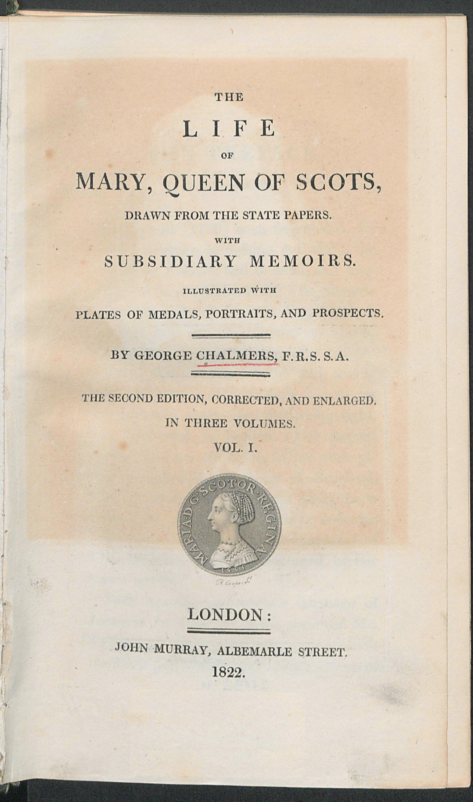 Изображение Жизнь Марии, королевы Шотландии. Том 1