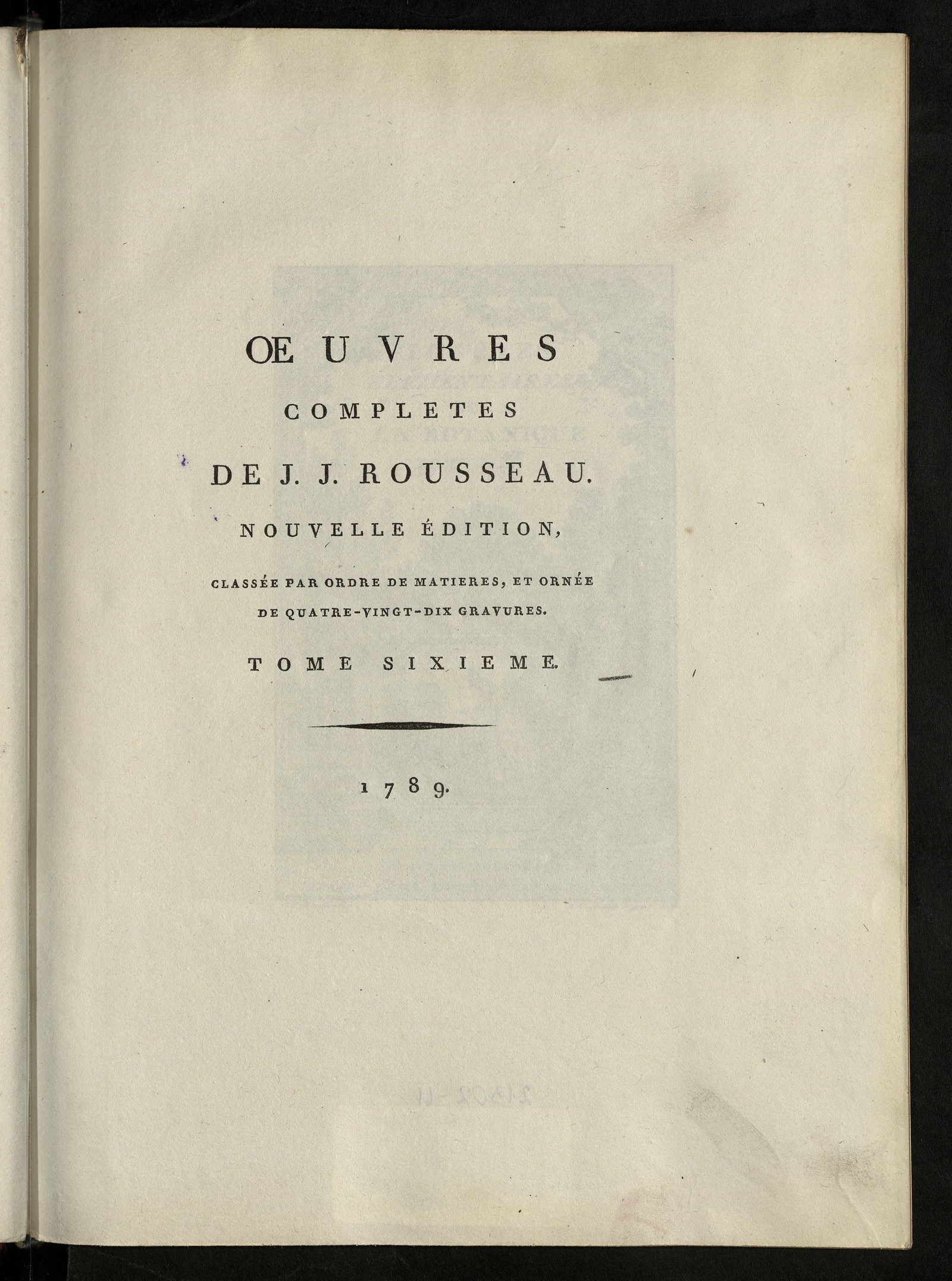 Изображение Полное собрание сочинений Жан-Жака Руссо. T. 6