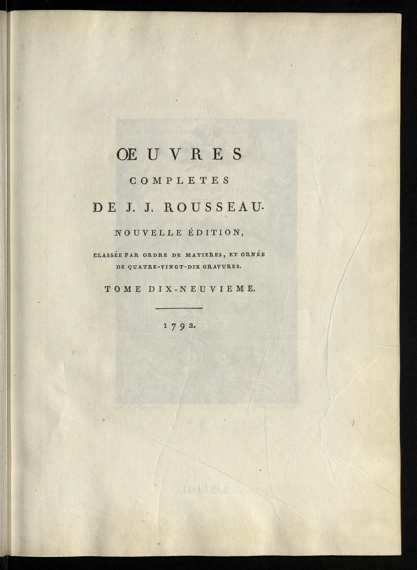 Изображение книги Полное собрание сочинений Жан-Жака Руссо. T. 19
