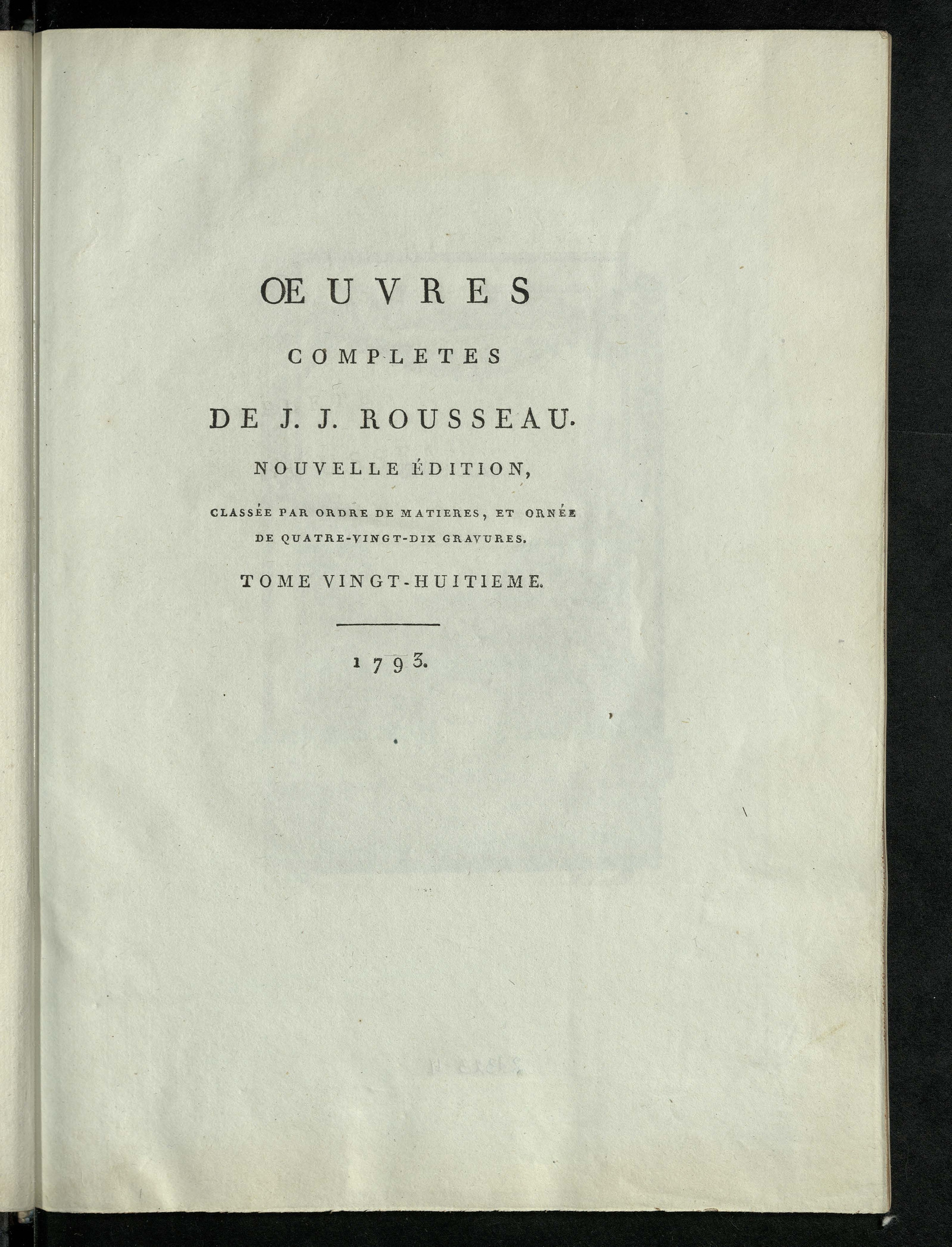 Изображение книги Полное собрание сочинений Жан-Жака Руссо. T. 28