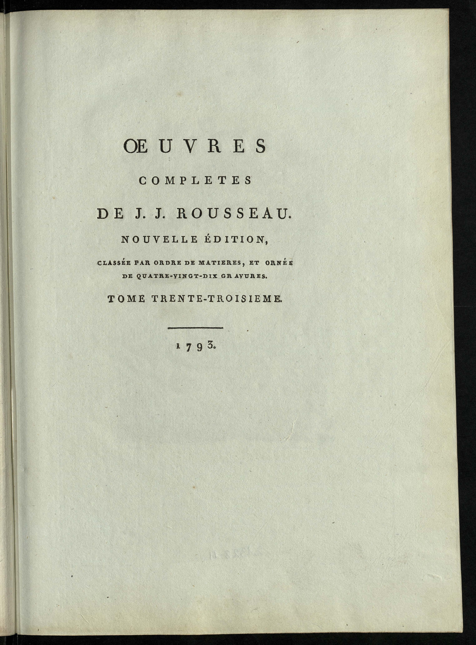 Изображение книги Полное собрание сочинений Жан-Жака Руссо. T. 33