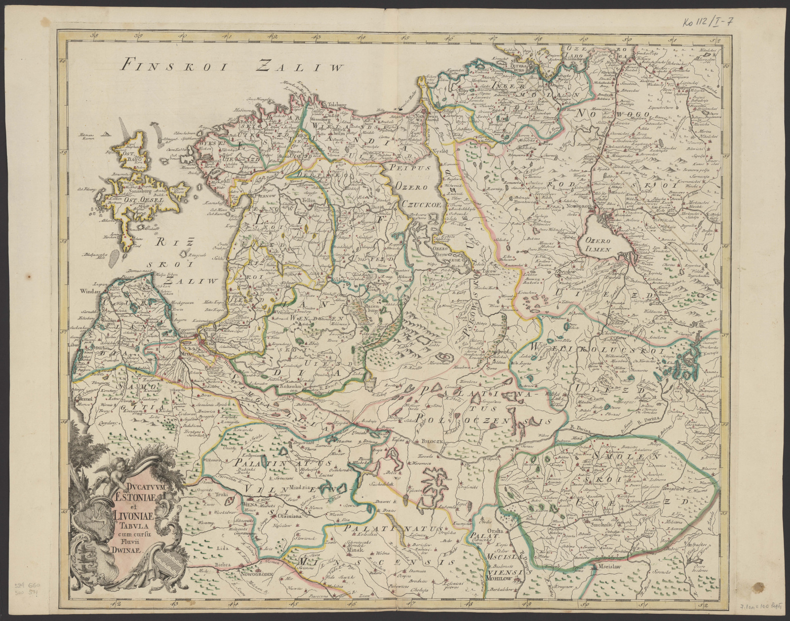 Изображение книги Ducatuum Estoniae et Livoniae Tabula cum cursu Fluvii Dwinae