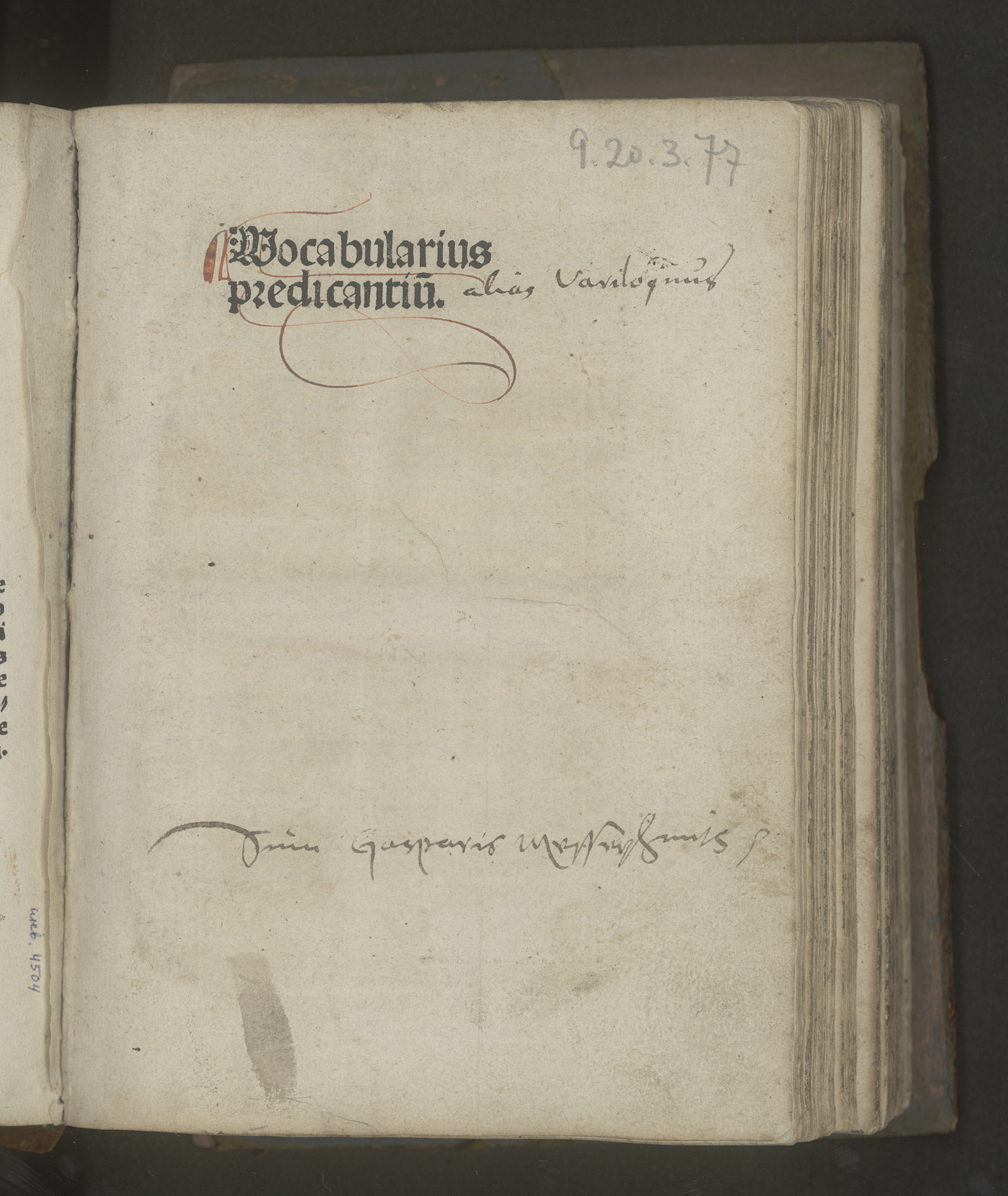Изображение Vocabularius praedicantium