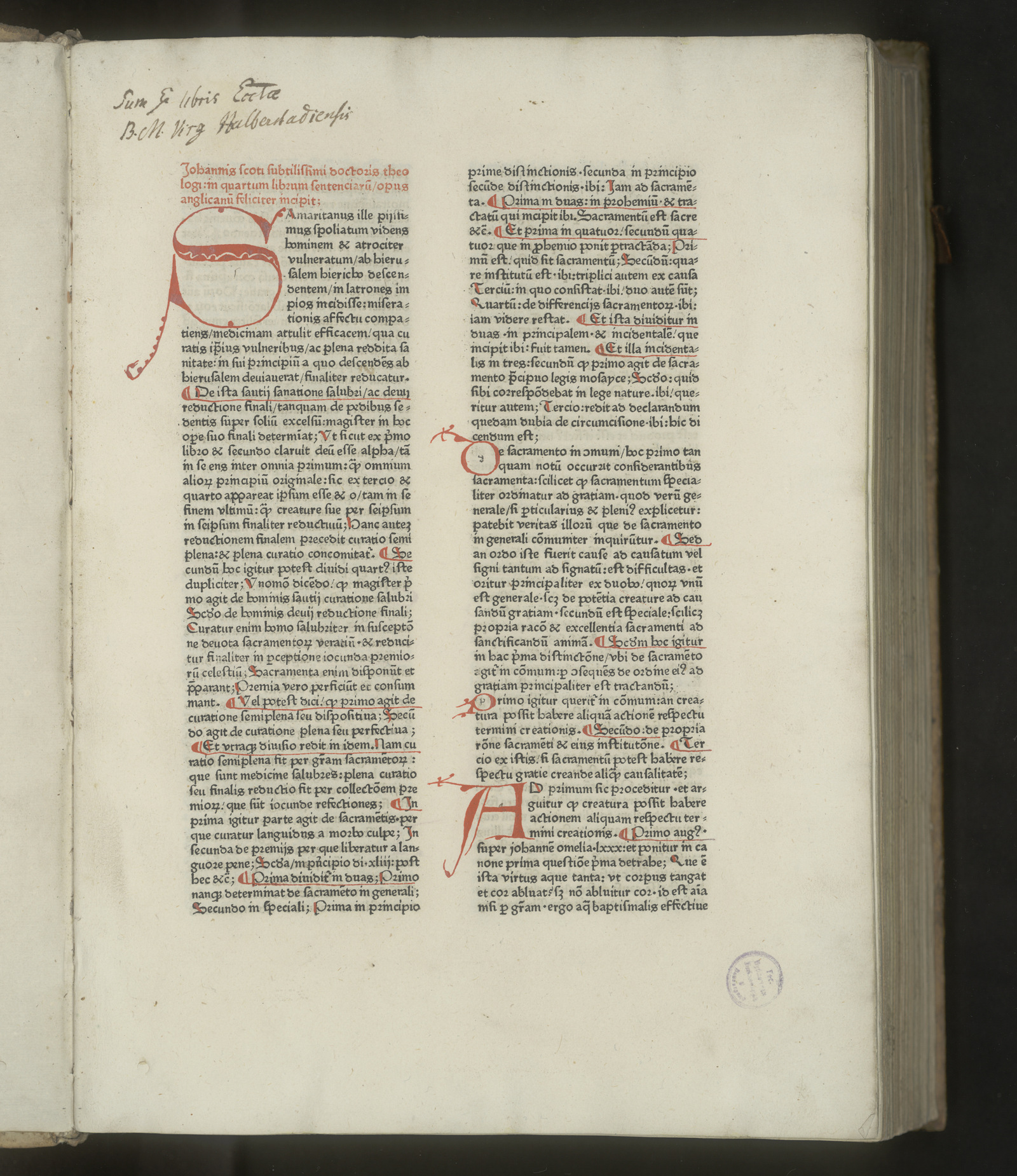 Изображение Quaestiones in libr. IV. Sententiarum