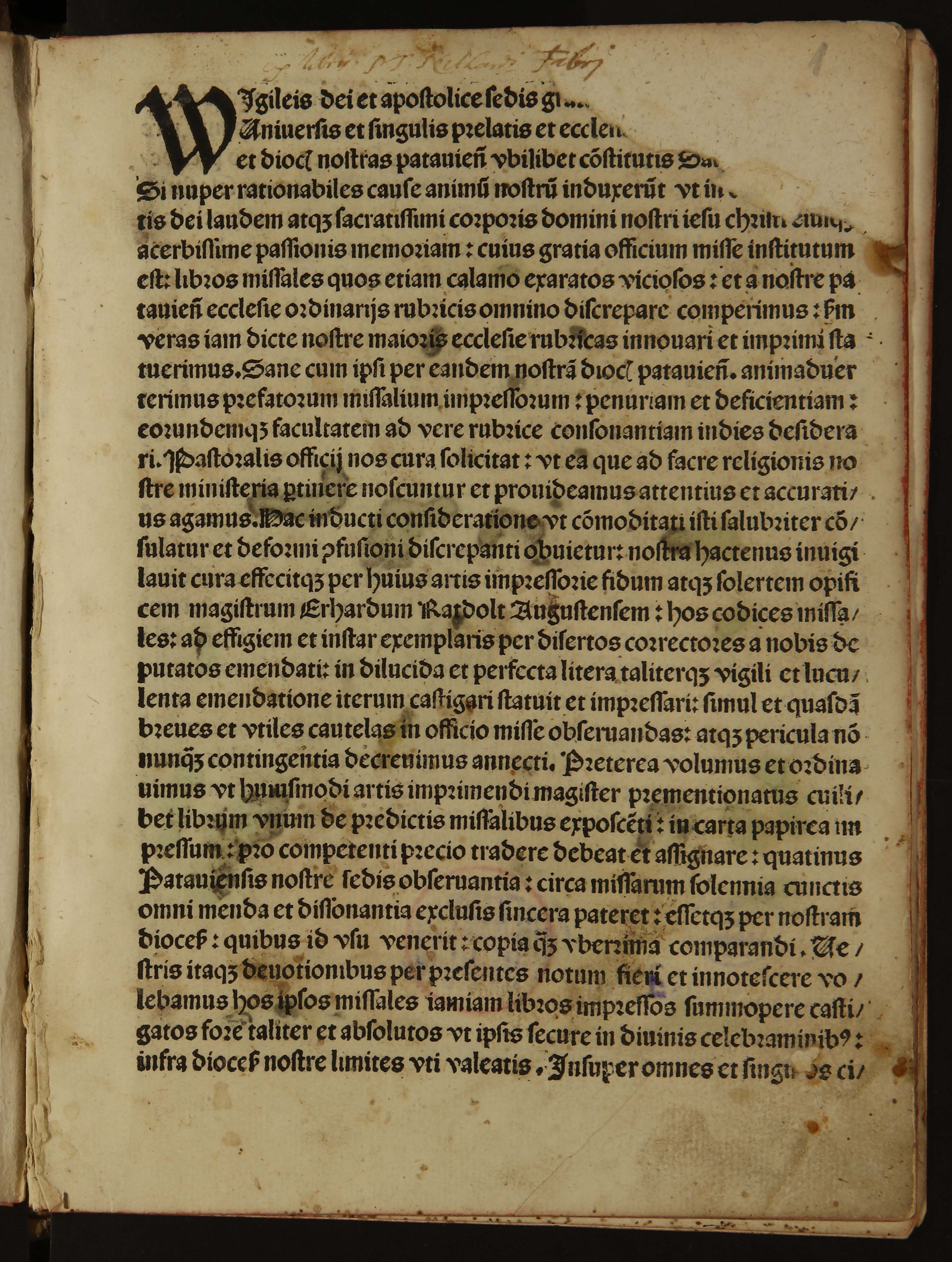 Изображение книги Missale Pataviensis