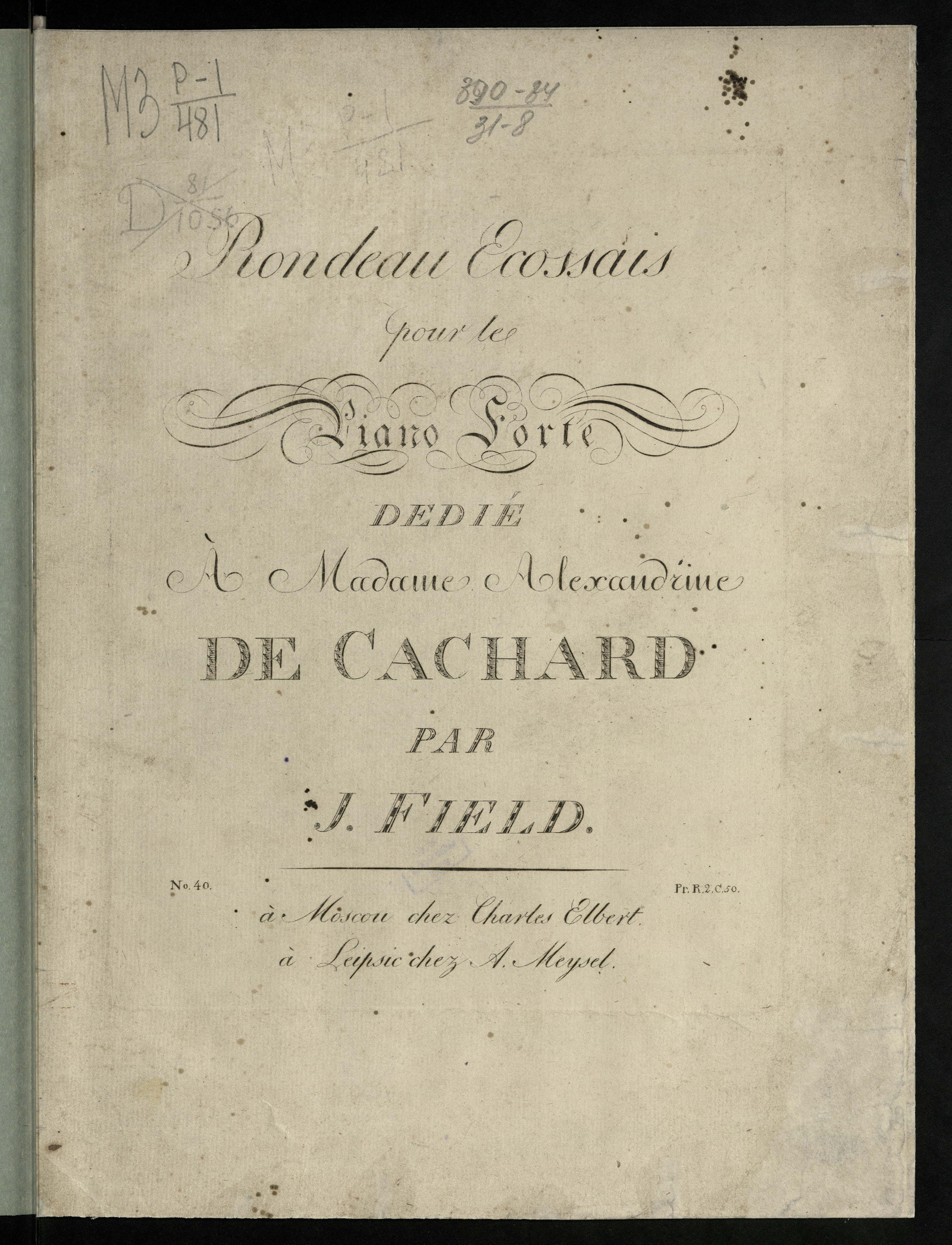 Изображение книги Rondeau ecossais. H-dur