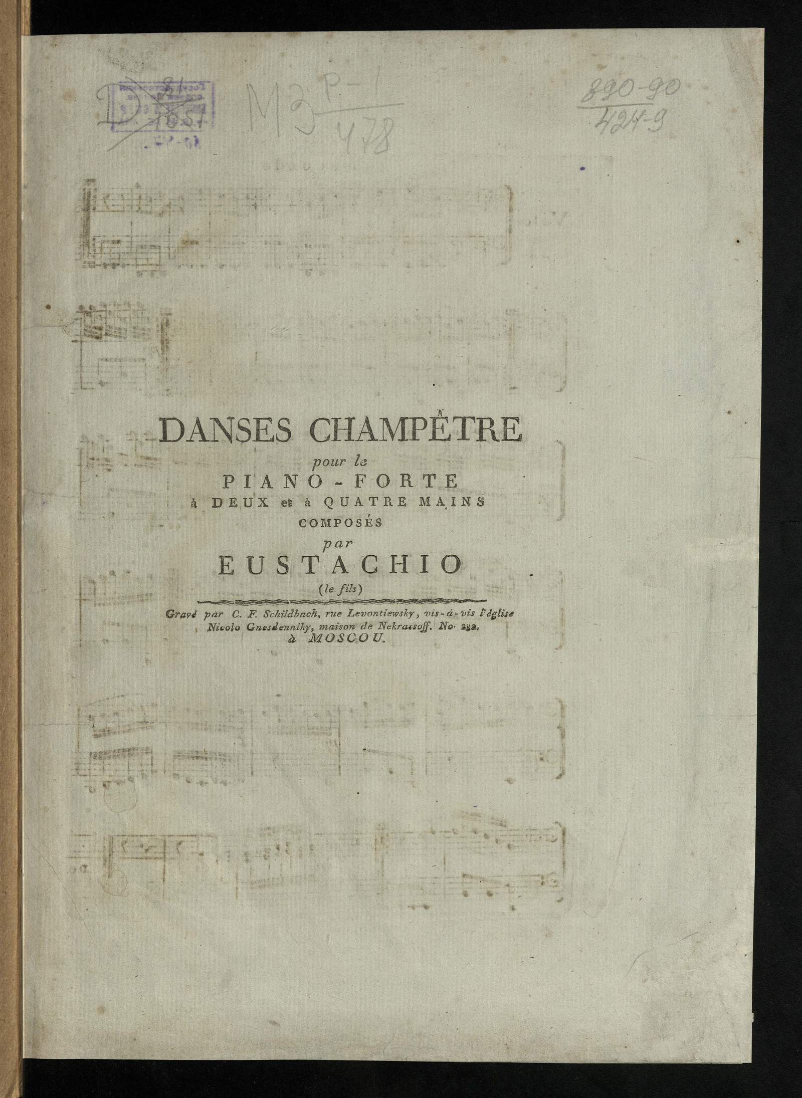 Изображение книги Danses champêtre