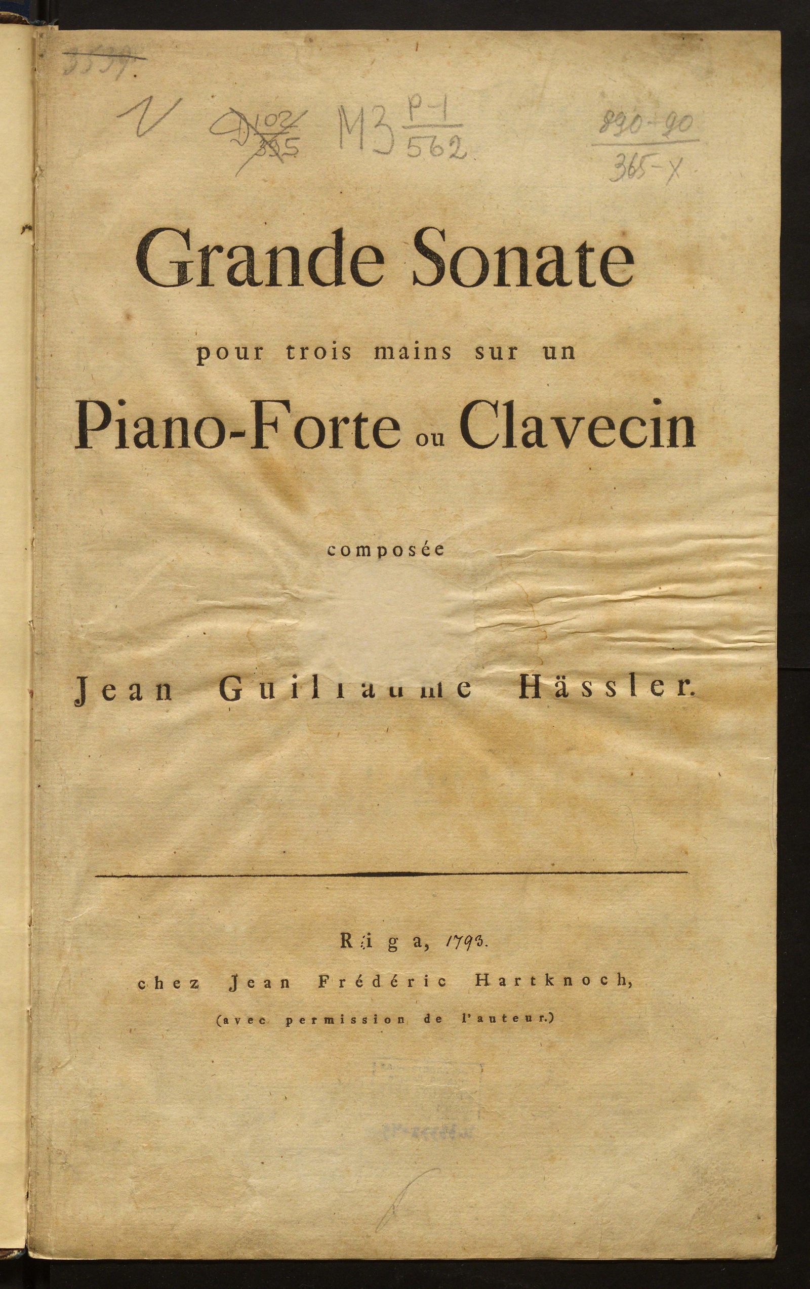 Изображение книги Grande sonate. С-dur