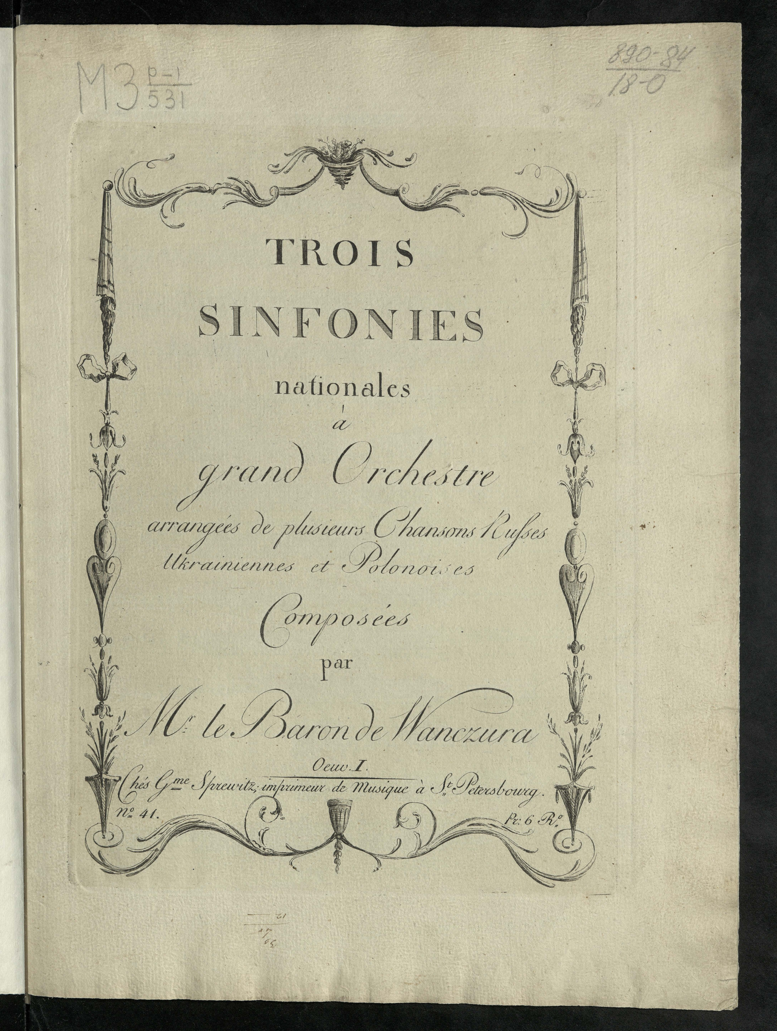 Изображение книги Trois sinfonies nationales