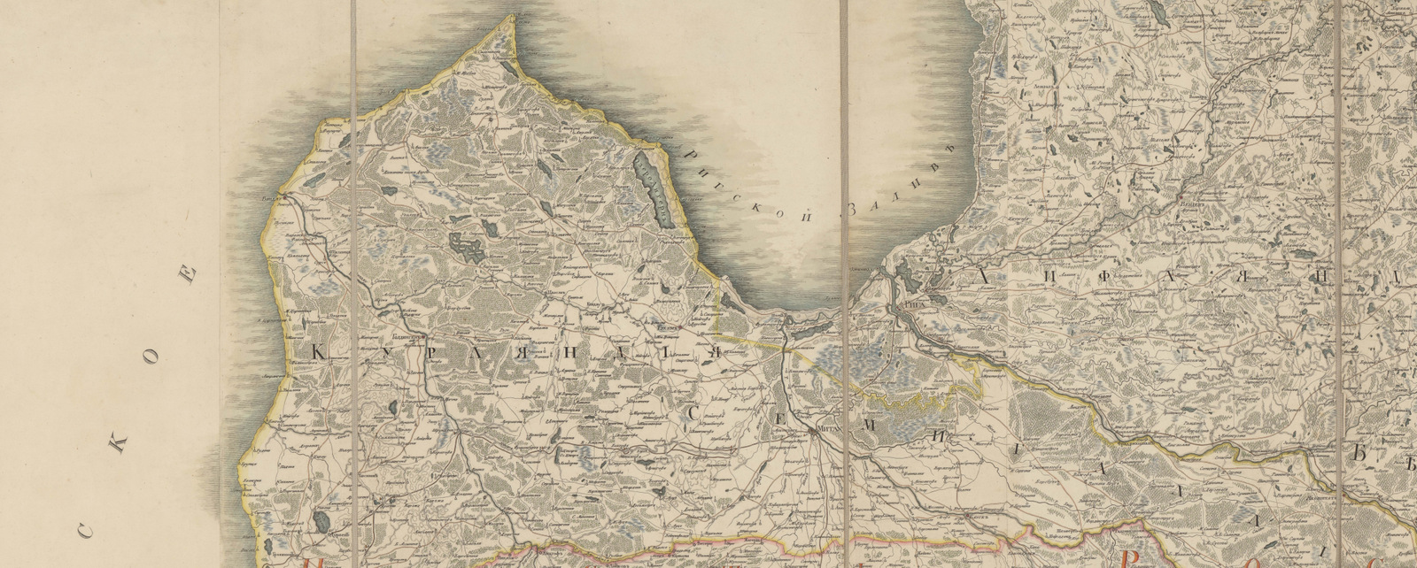 Фоновое изображение Подробная милитерная карта по Границе России с Пруссиею