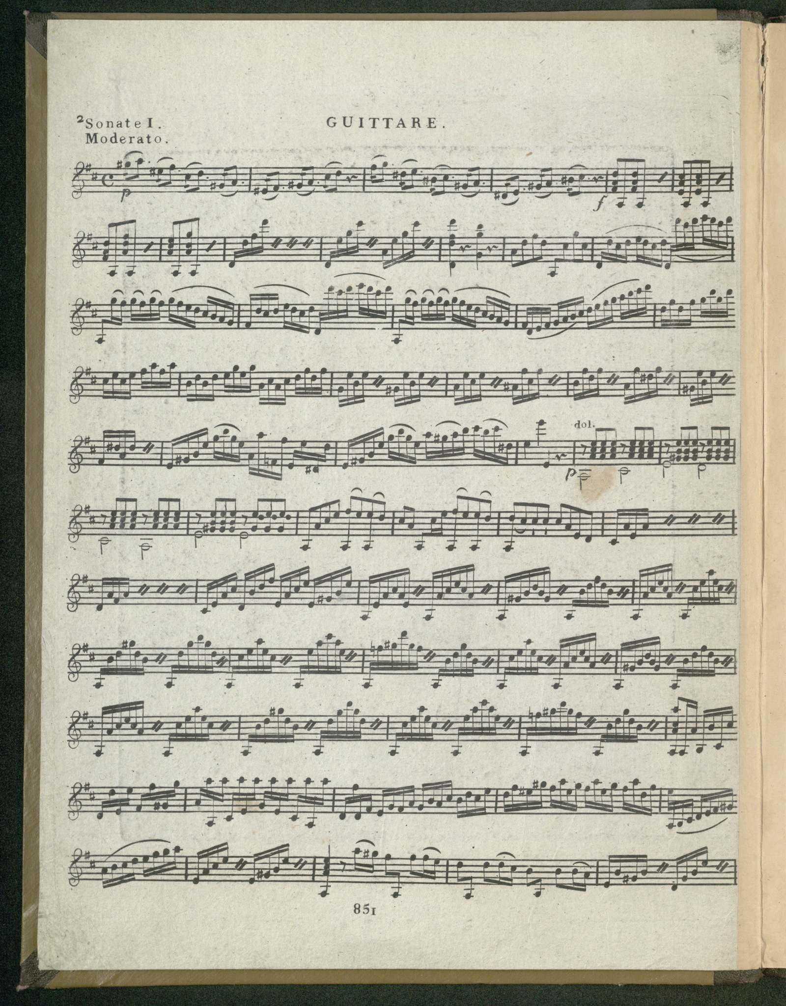 Изображение Trois sonates pour la guitare avec un violon obligé : oeuvre 18 / dédiées a son altesse impériale monseigneur le grand duc Constantin par A. Lhoyer