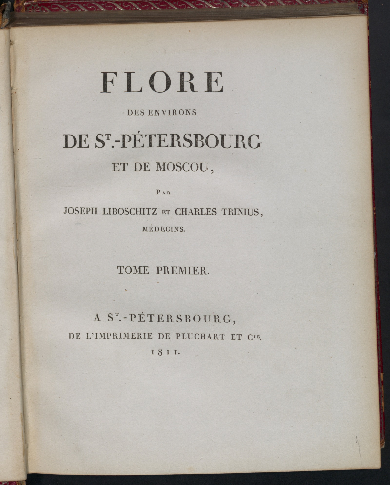 Изображение книги Flore des environs de S-t.-Pétersbourg et de Moscou,