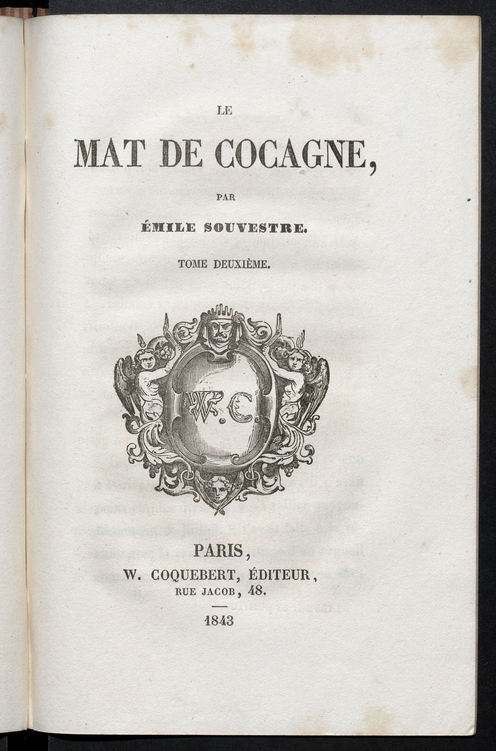 Изображение Le mat de cocagne. Т. 2