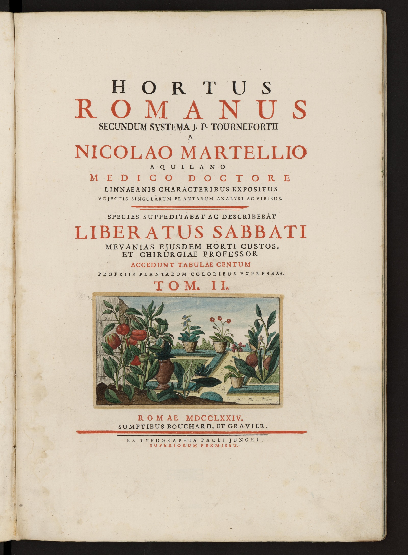 Изображение книги Hortus Romanus...Т. 2