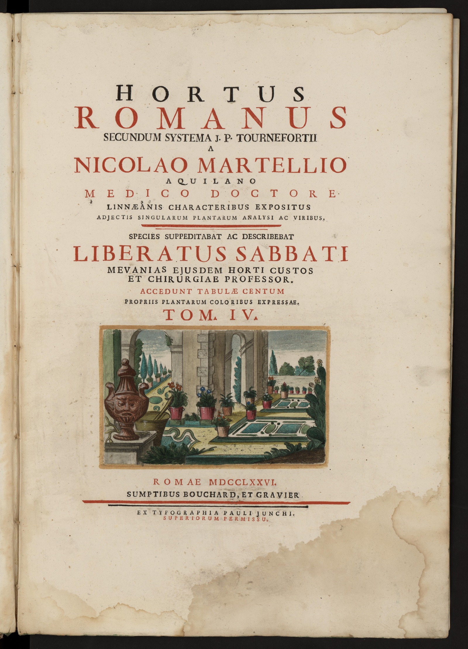 Изображение книги Hortus Romanus...Т. 4
