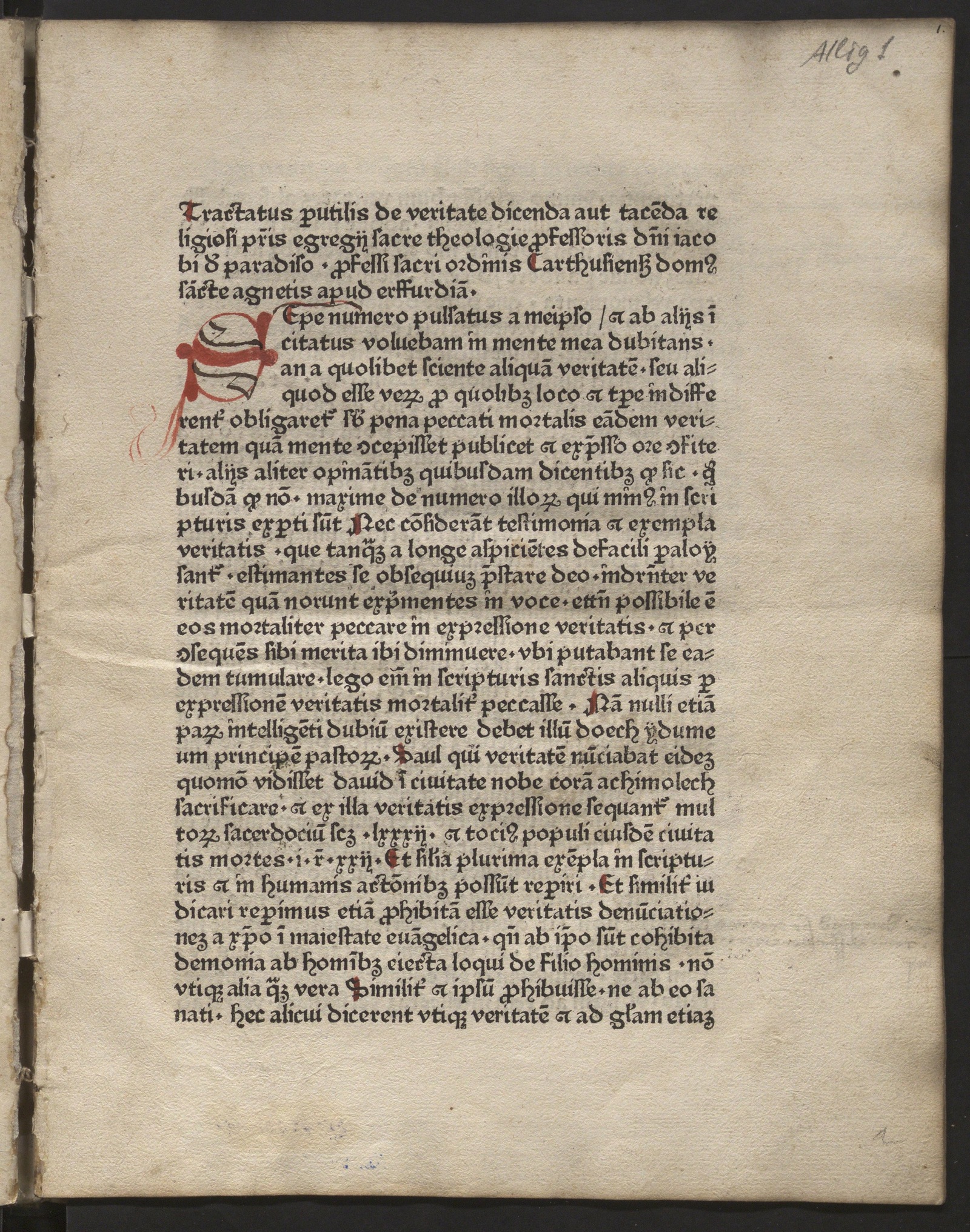 Изображение книги De veritate dicenda aut tacenda