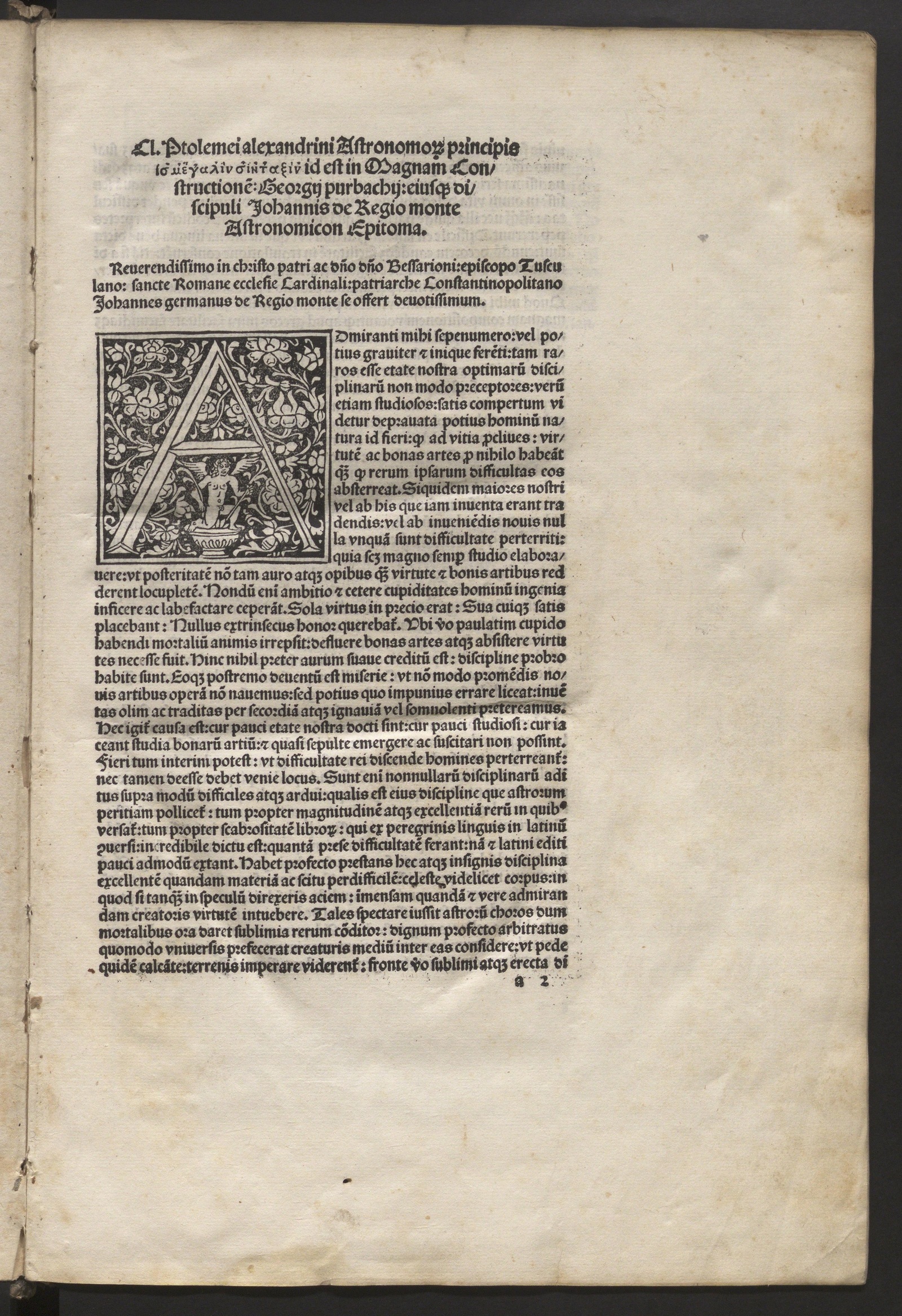 Изображение книги Epitoma in Almagestum Ptolemaei