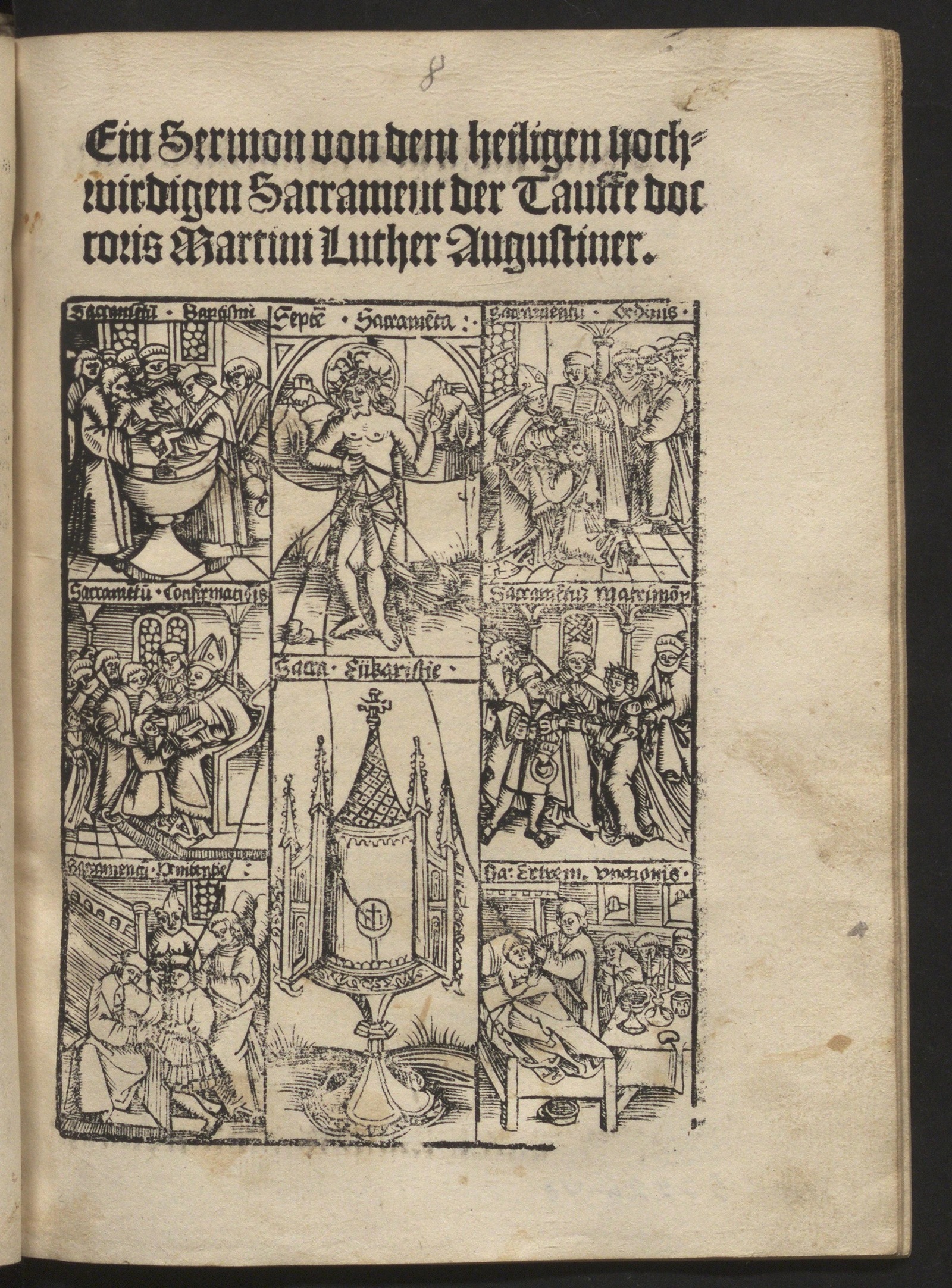 Изображение книги Ein Sermon von dem heiligen hochwirdigen Sacrament der Tauffe