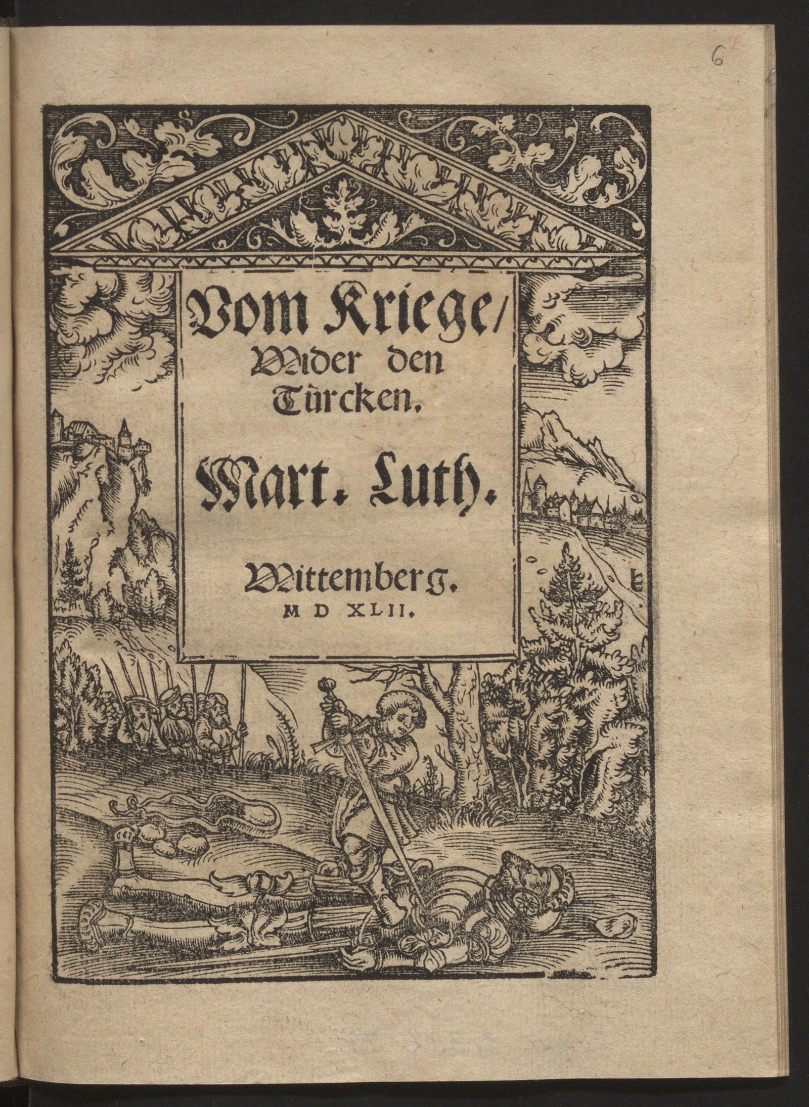Изображение книги Eine Heerpredigt, Wider den Türcken