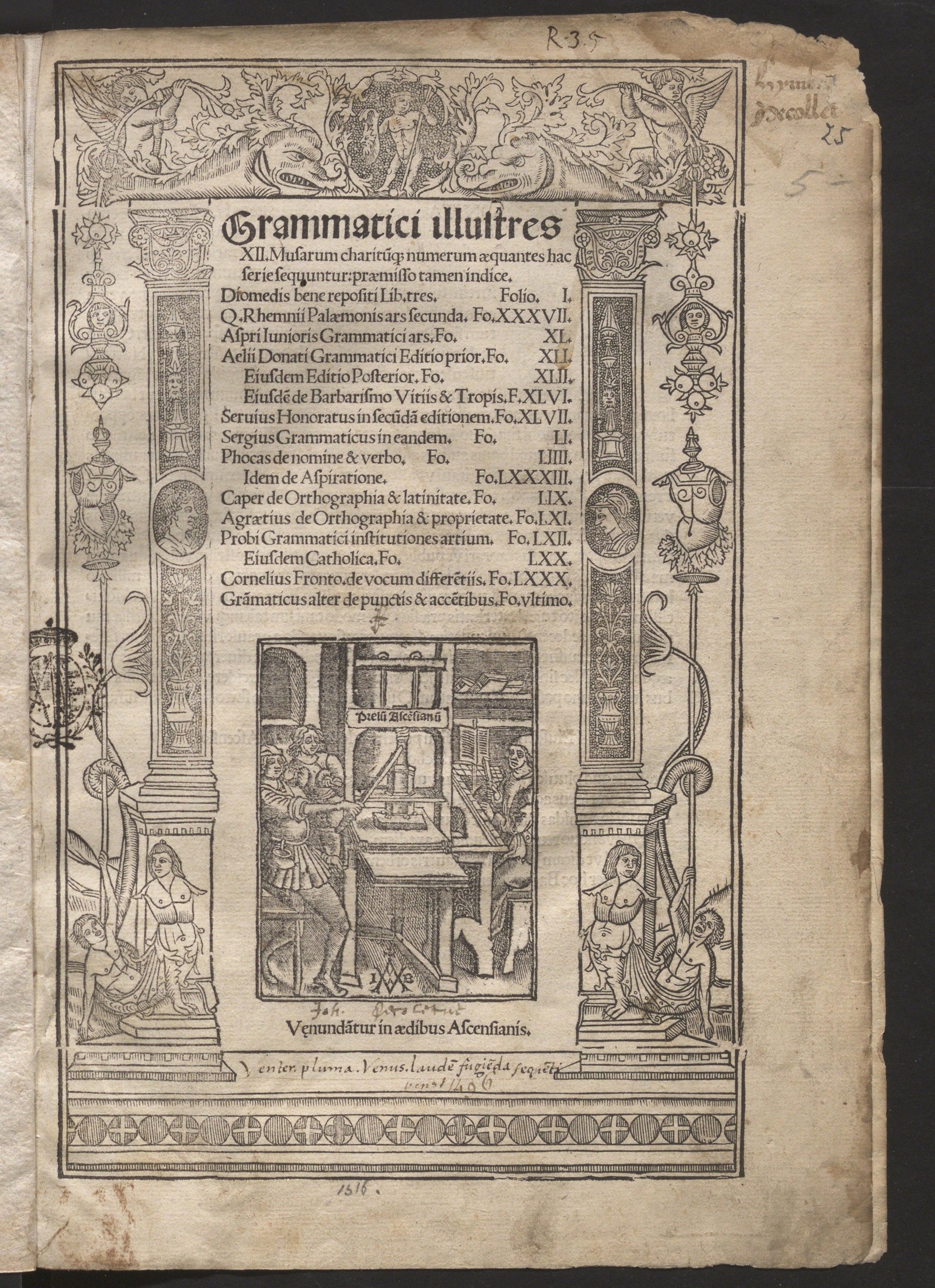 Изображение книги Grammatici illustres XII. Musarum charitumque numerum aequantes hac serie sequuntur: praemisso tamen indice