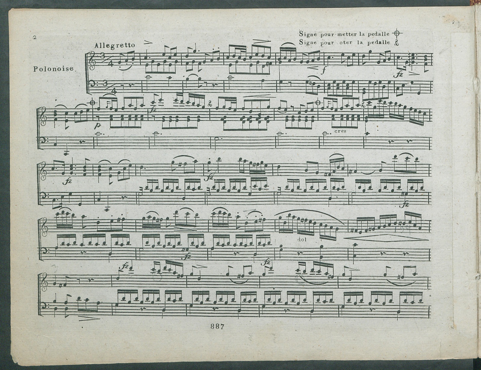 Изображение книги Polonaise Favorite Chanté par Madam Billington à Londre: pour le piano-forte