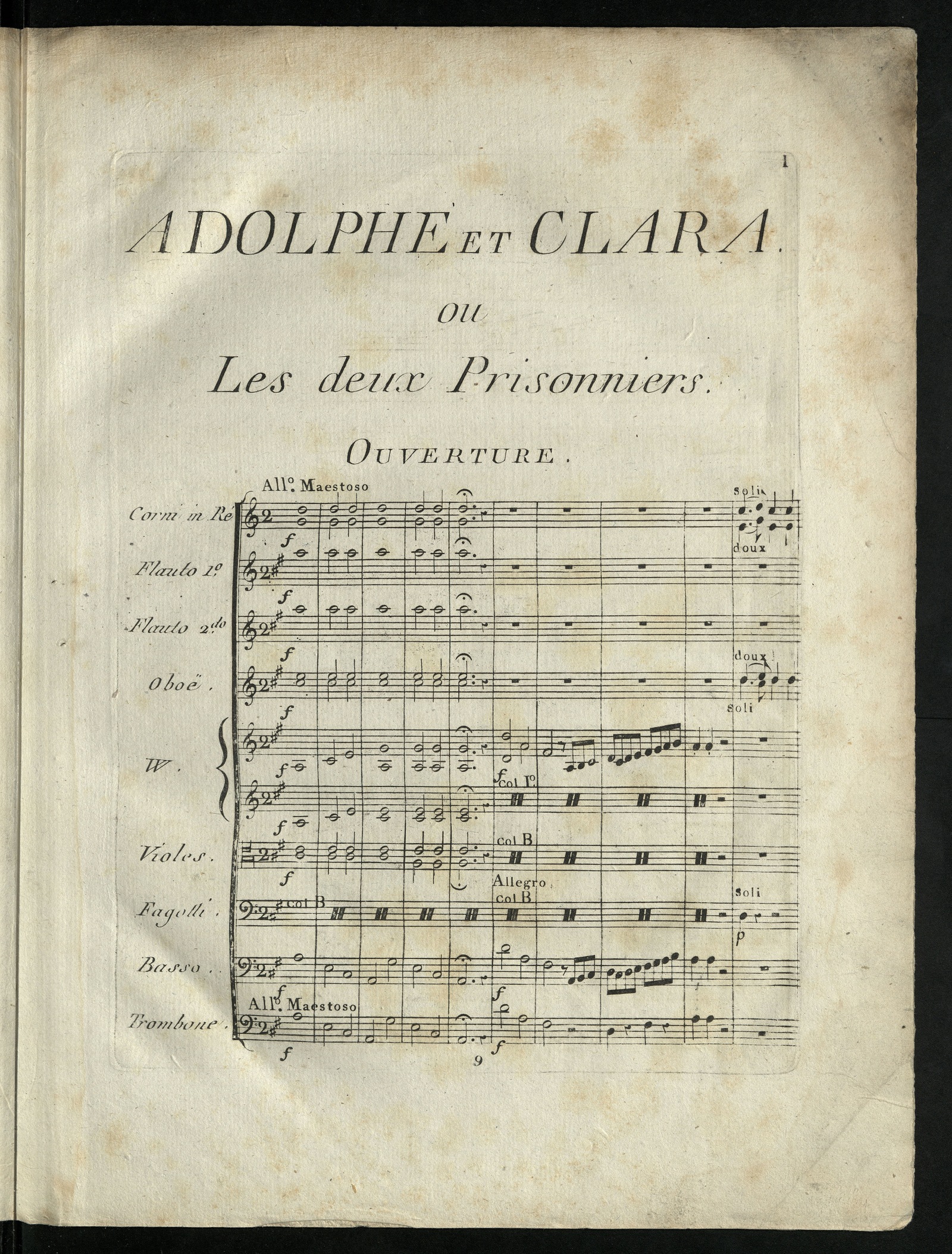 Изображение книги Adolphe et Clara, ou Les deux prisonniers