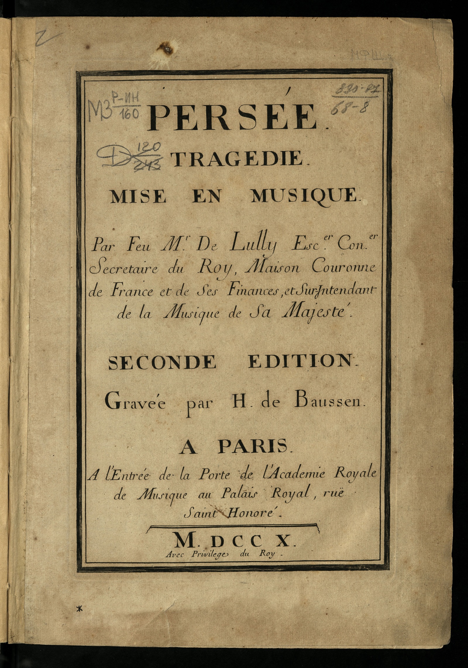 Изображение книги Persée: Tragédie