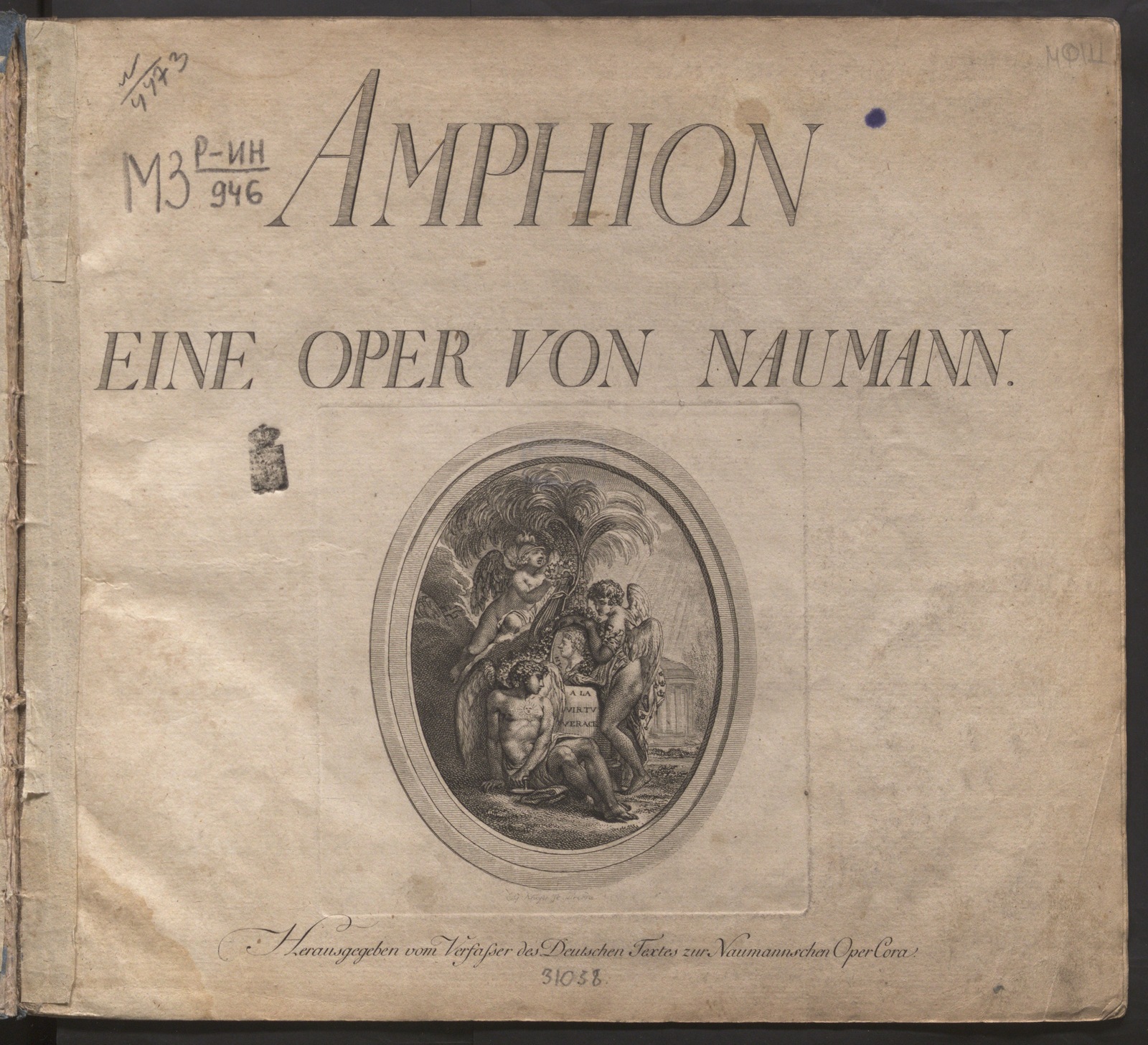 Изображение книги Amphion: Eine oper