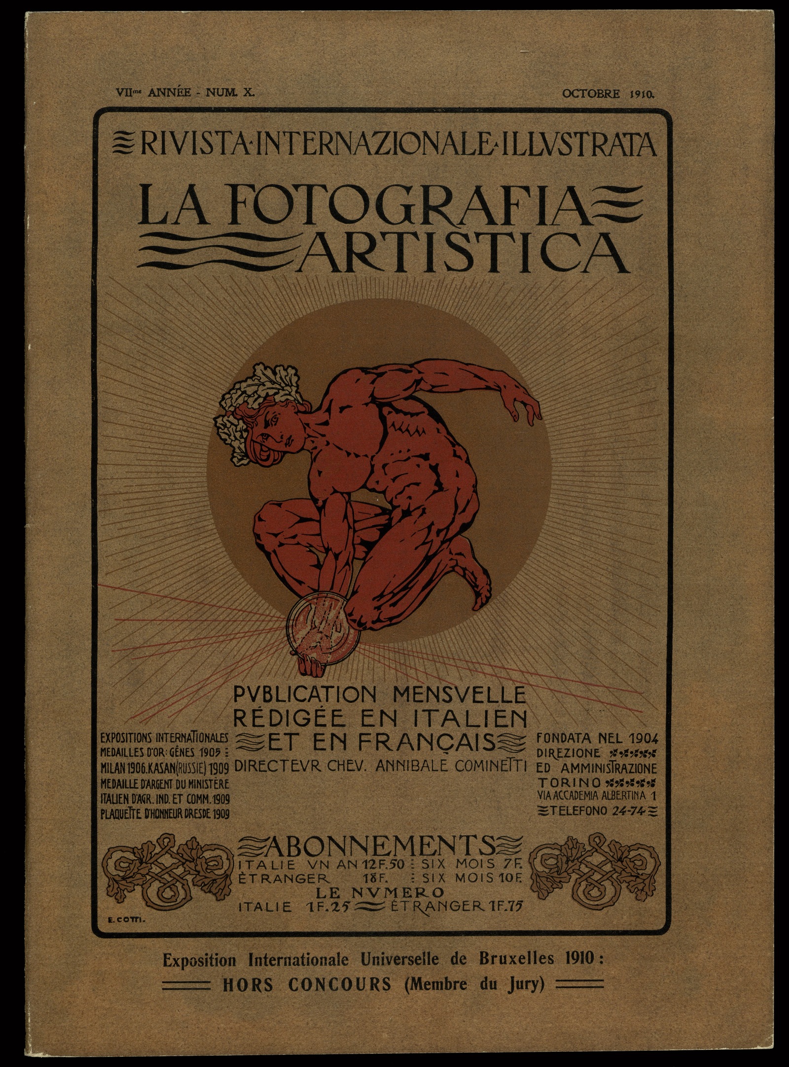 Изображение La fotografia artistica. 1910, № 10