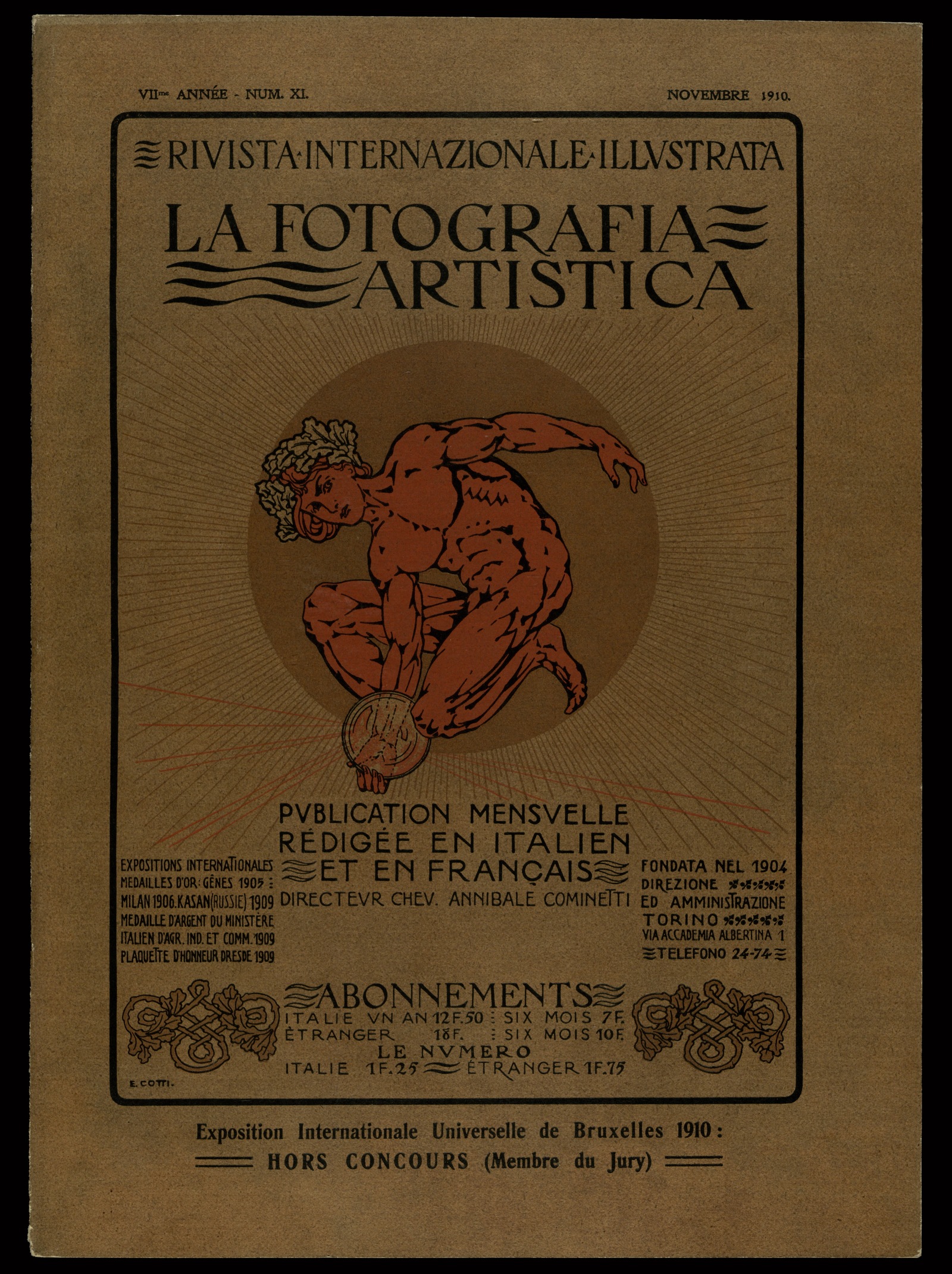 Изображение La fotografia artistica. 1910, № 11