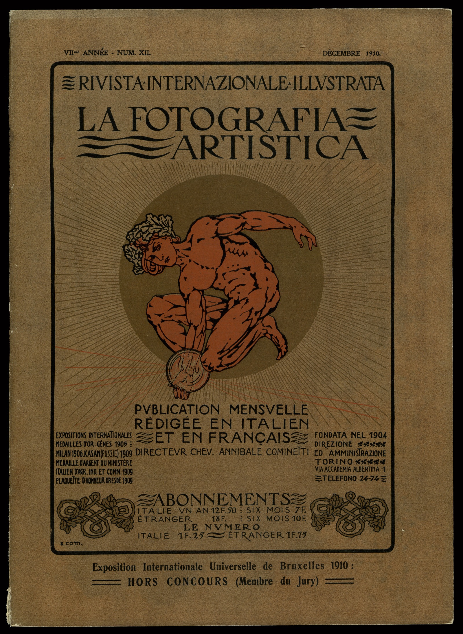 Изображение книги La fotografia artistica. 1910, № 12