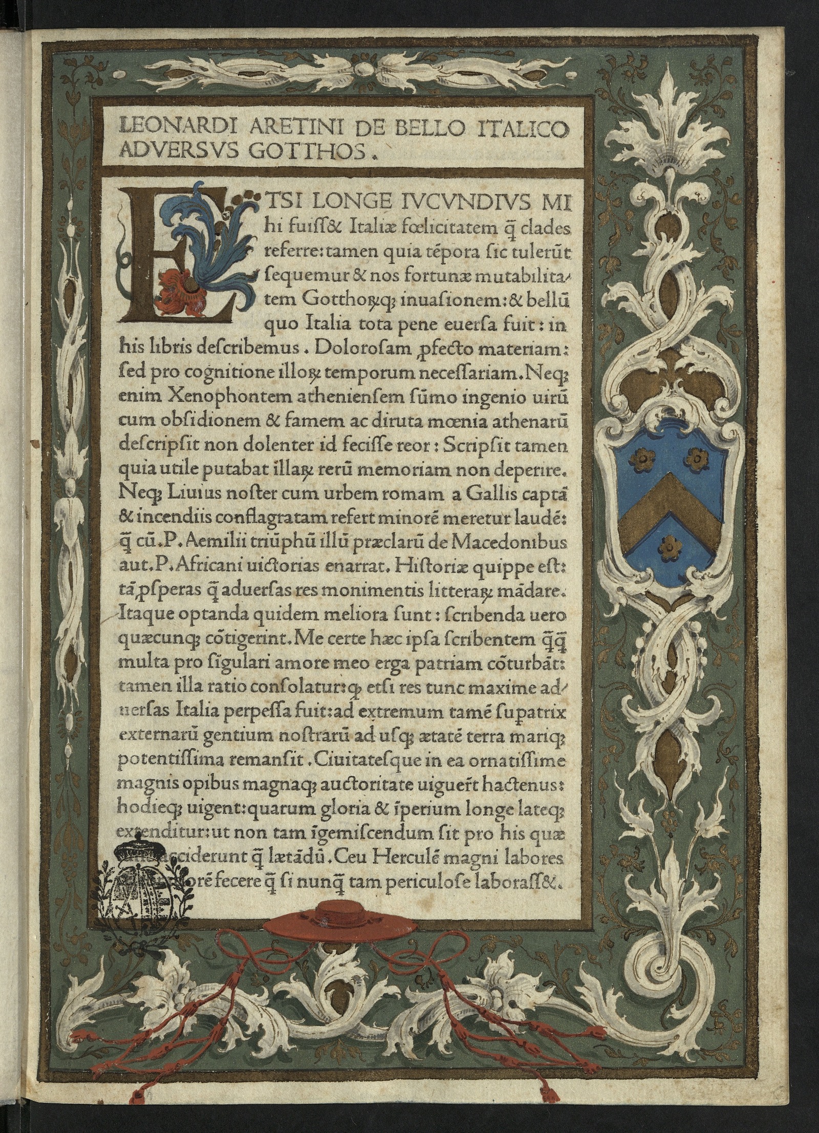 Изображение книги De bello Italico adversus Gothos gesto