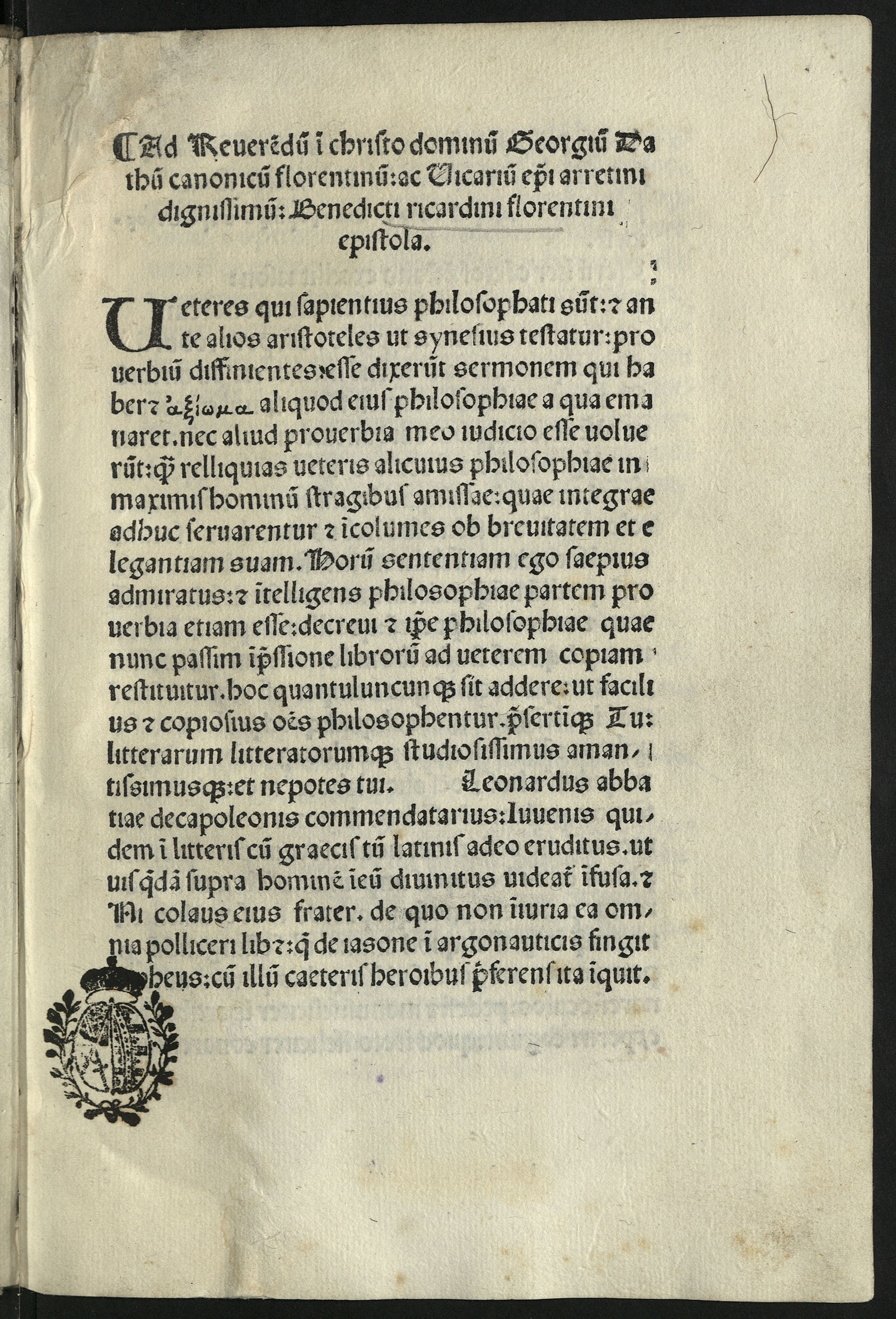 Изображение книги Epitome Tarrhaei et Didymi proverbiorum