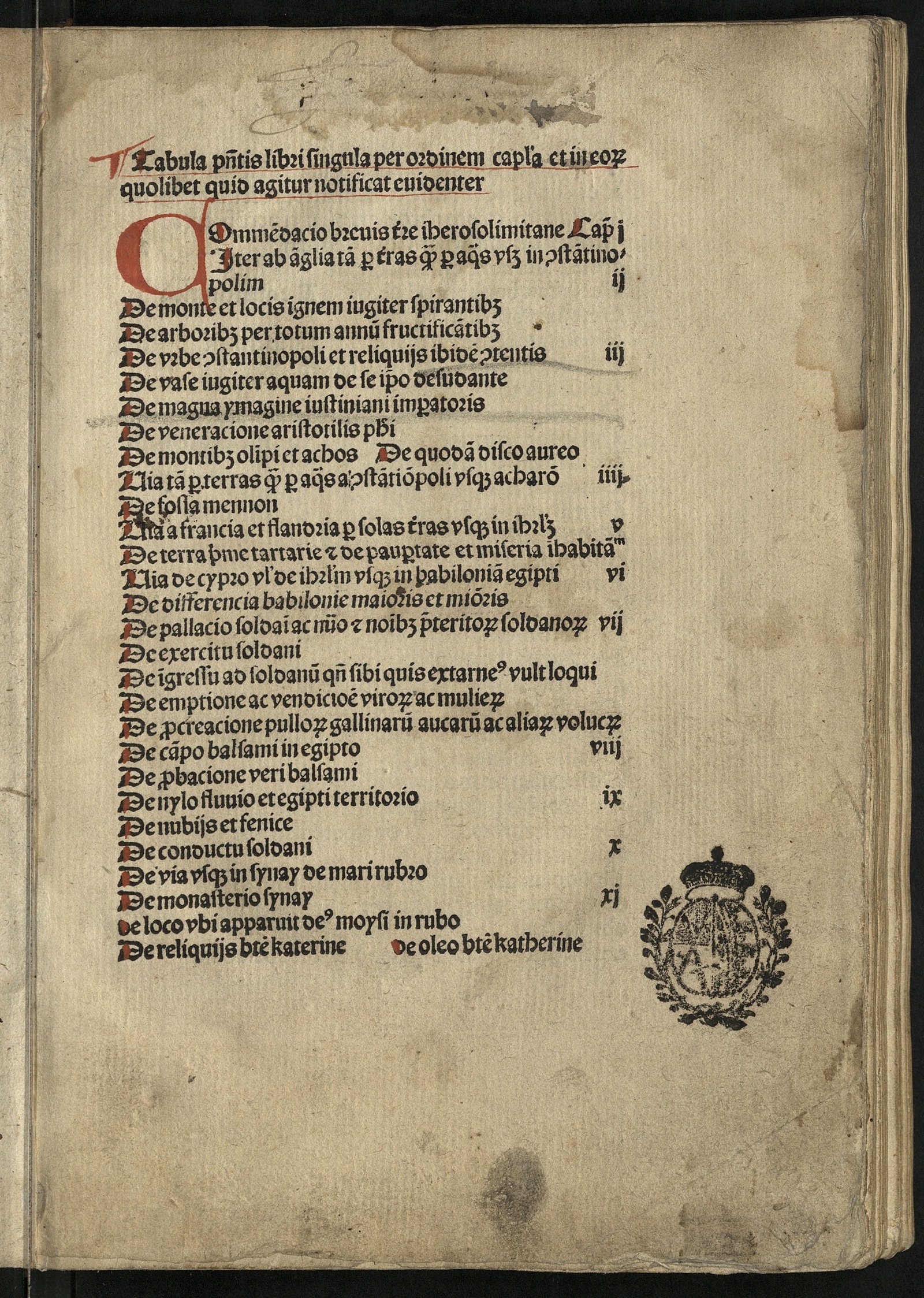 Изображение книги Itinerarius a terra anglie in partes ierosolimitanas et in ulteriores transmarinas