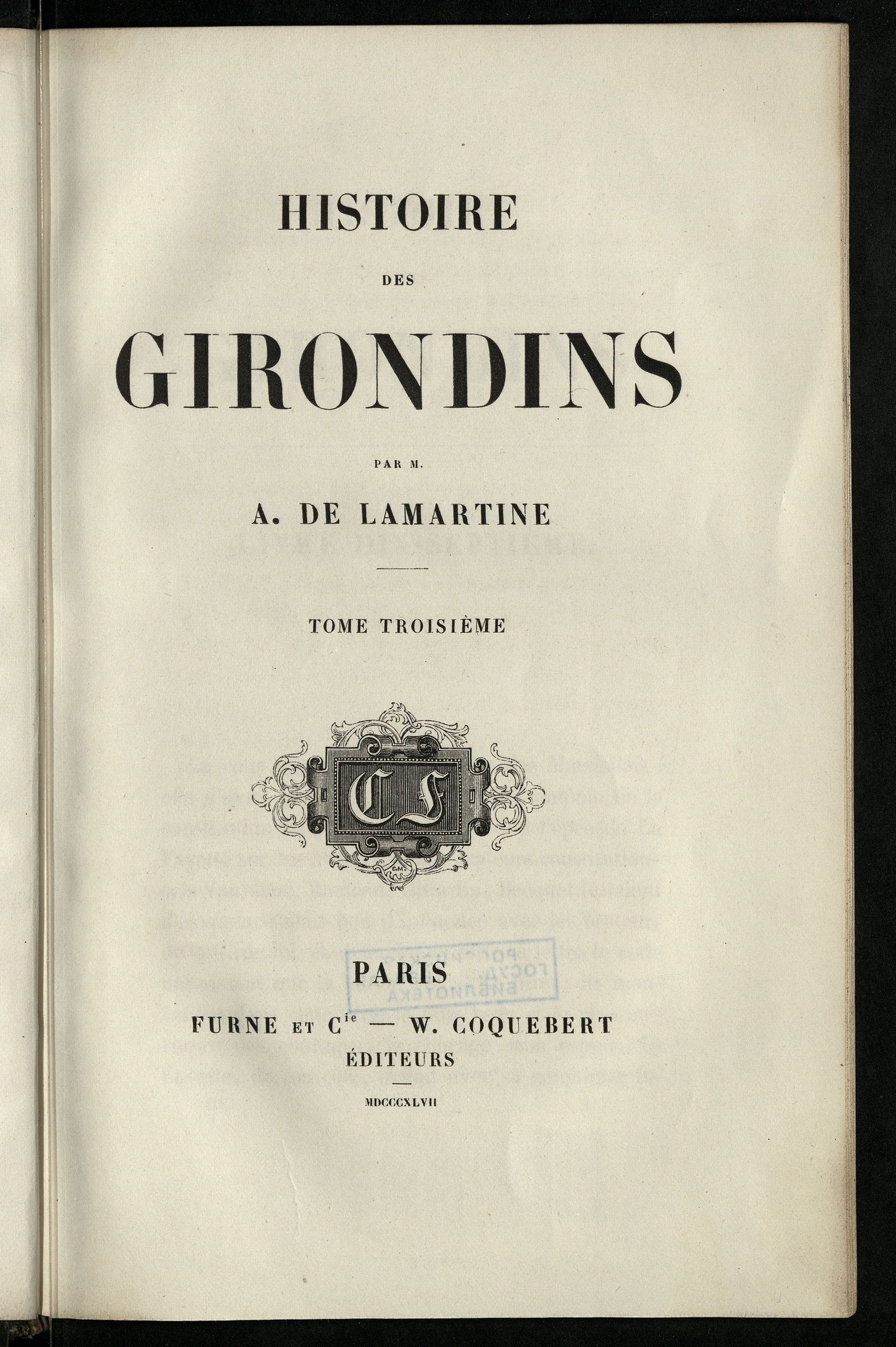Изображение Histoire des Girondins. T. 3