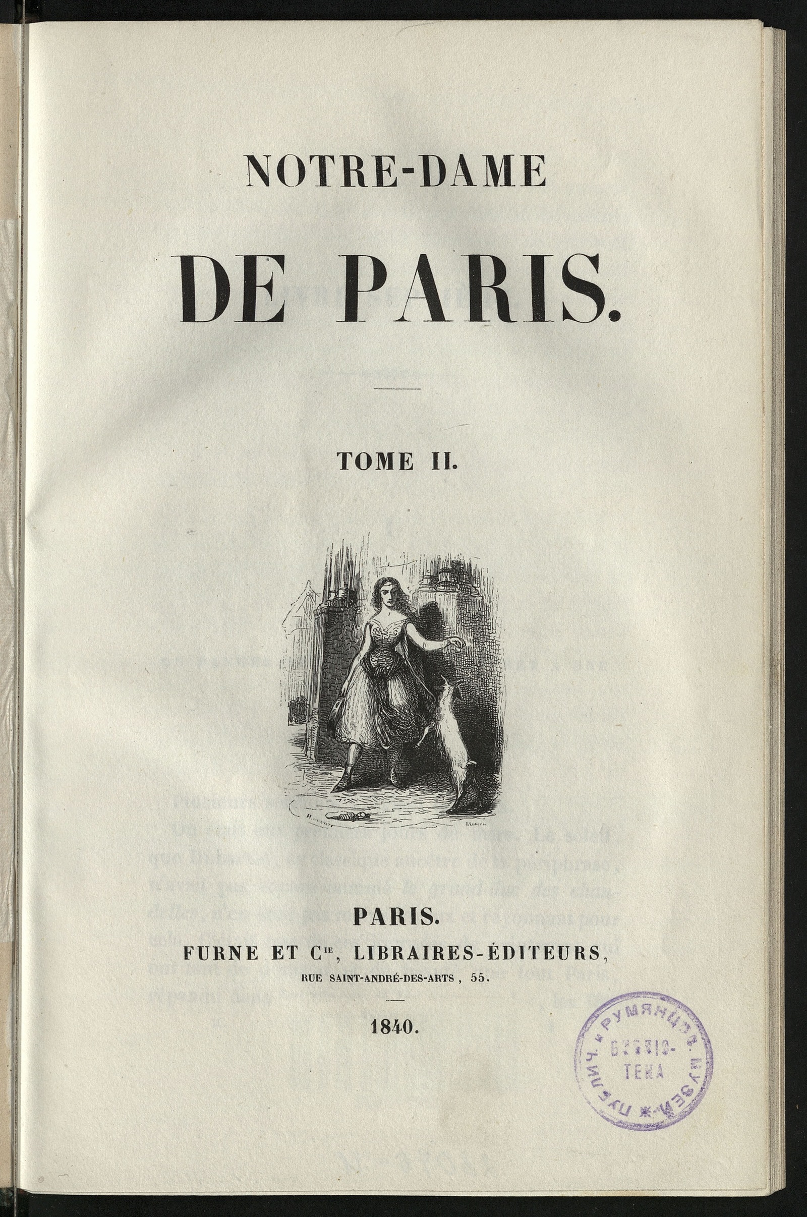 Изображение книги Œuvres de Victor Hugo. T. 6. Notre-Dame de Paris. T. 2