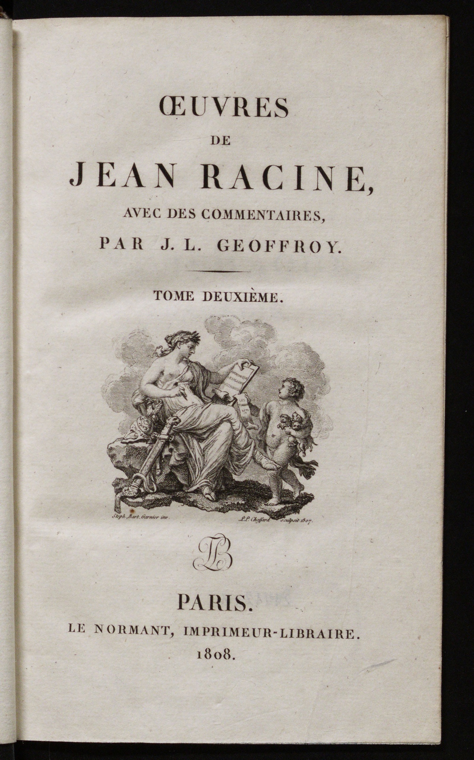 Изображение Œuvres de Jean Racine. T. 2