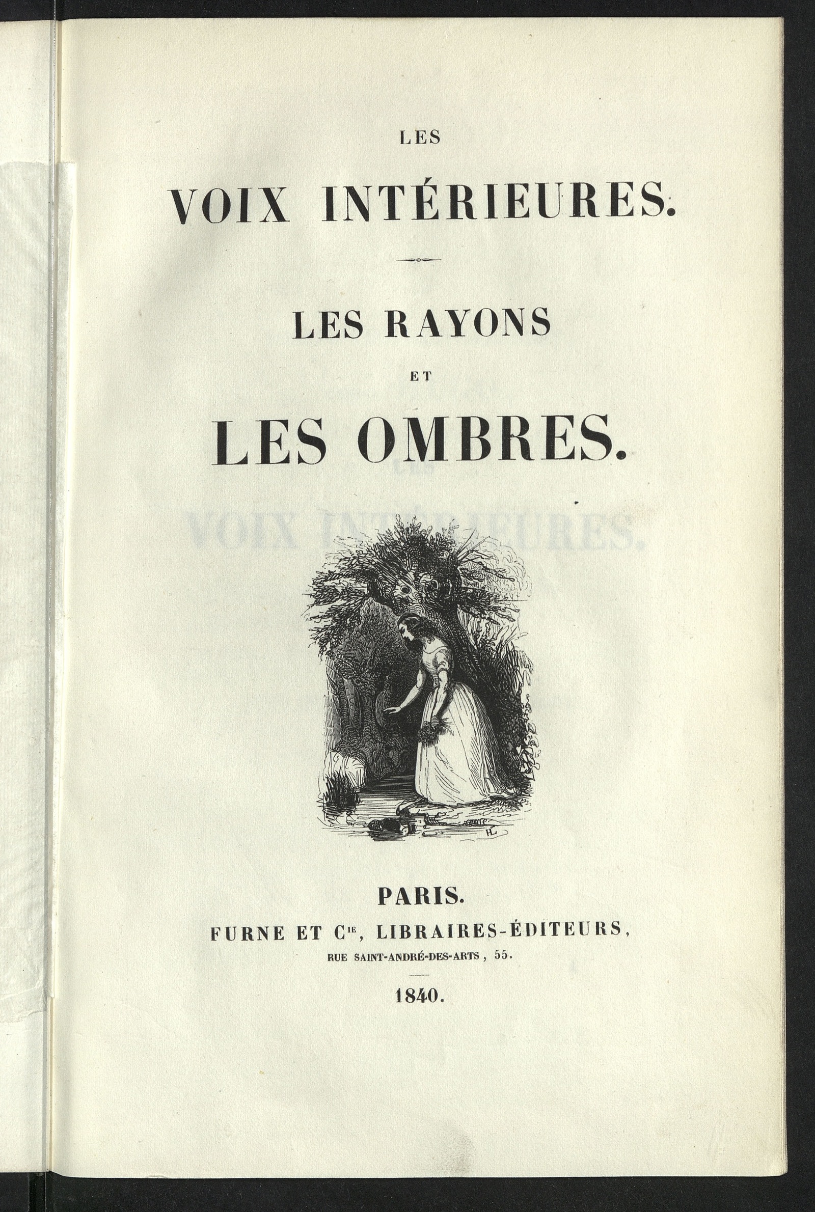 Изображение книги Œuvres de Victor Hugo. T. 4. Voix intérieures