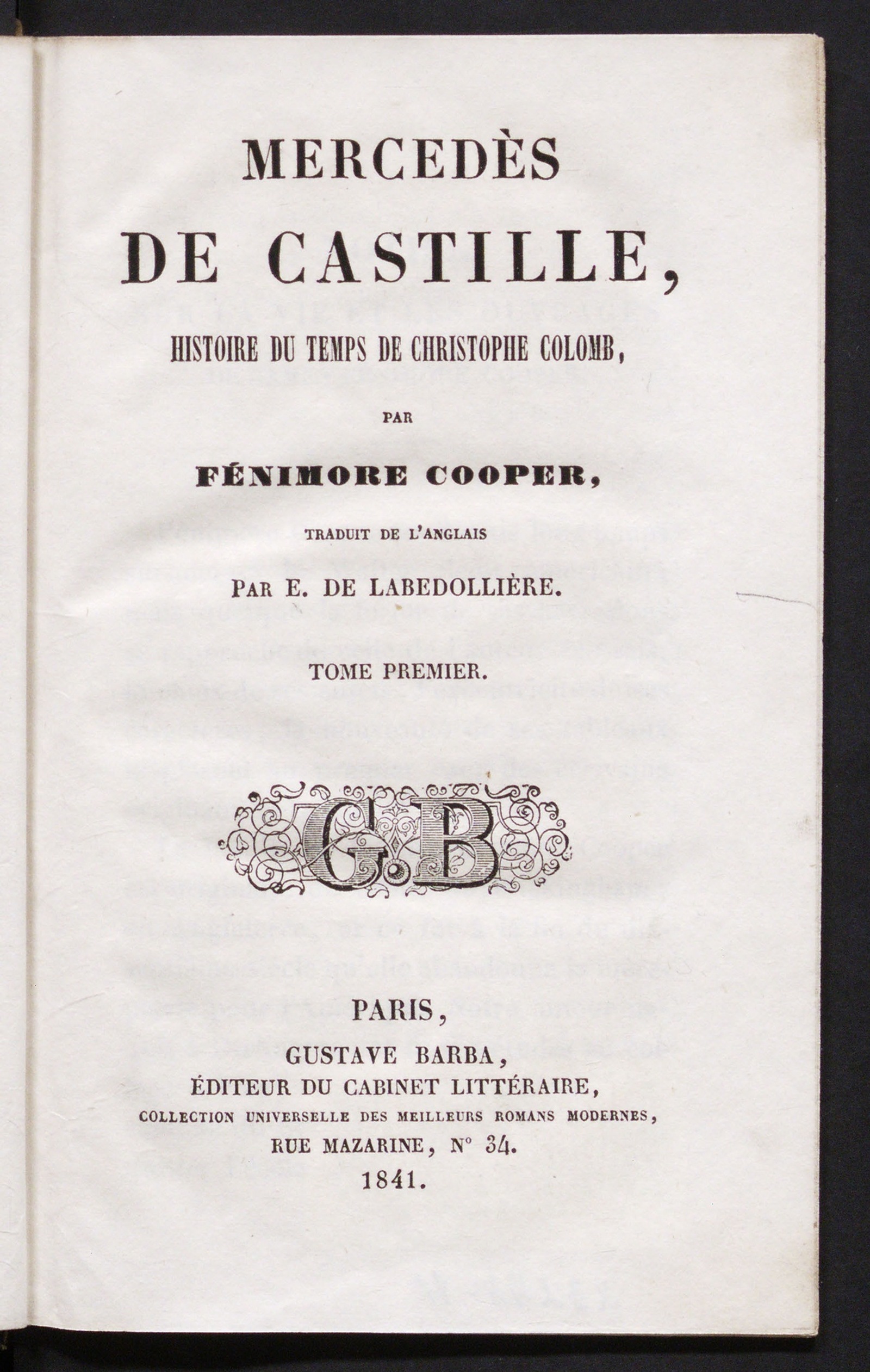 Изображение Oeuvres complètes de Fénimore Cooper. T. 78