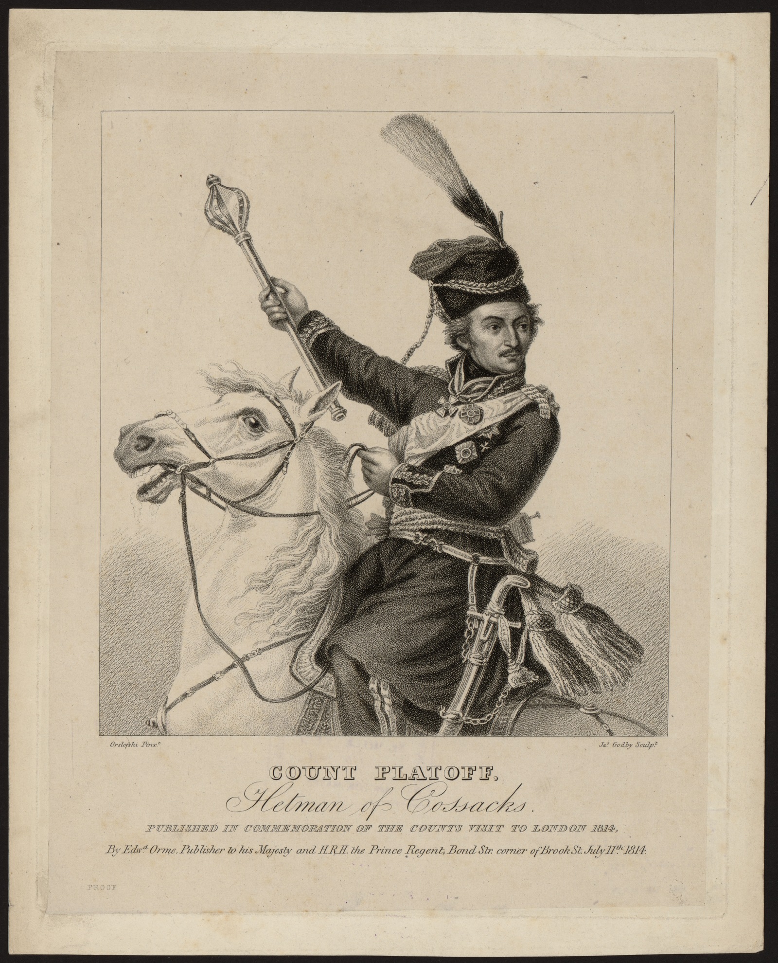 Изображение книги Count Platoff, Hetman of cossacks