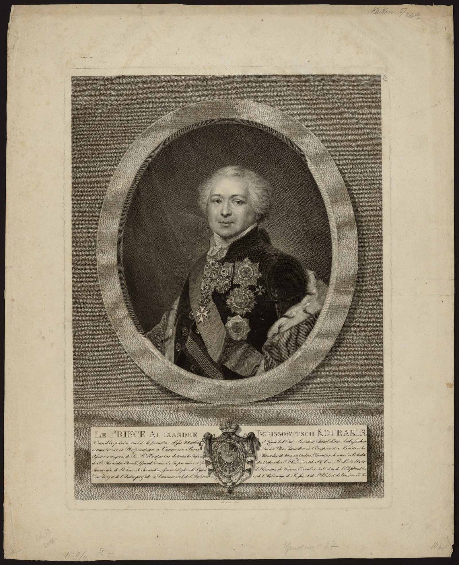 Изображение Le Prince Alexandre Borissowitsch Kourakin