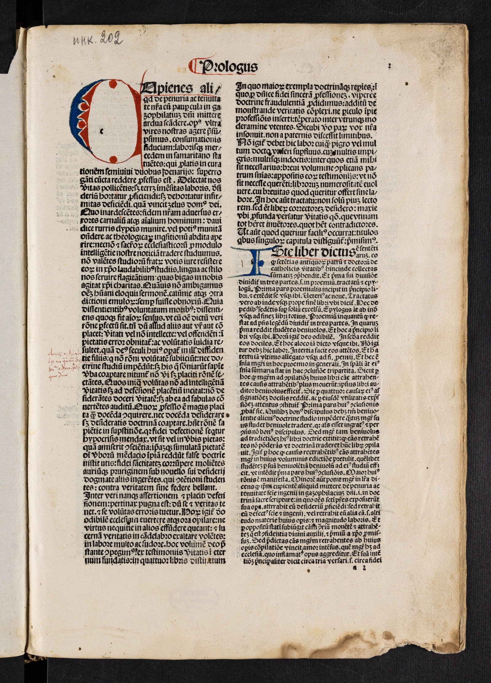 Изображение Quaestiones in quattuor libros Sententiarum cum textu Petri Lombardi. T. 1