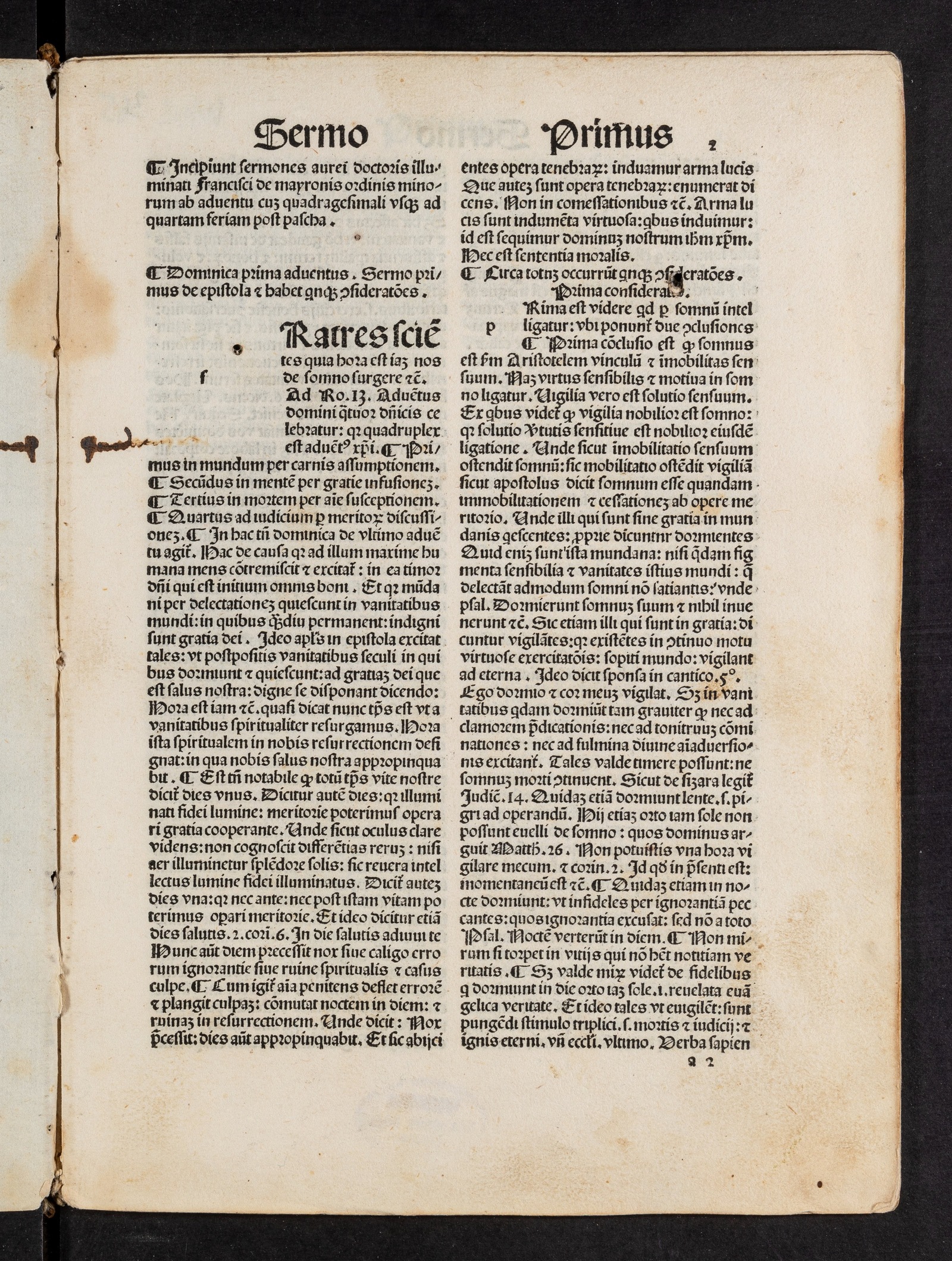 Изображение книги Sermones de tempore ab adventu cum quadragesimali usque ad quartam feriam post pascha