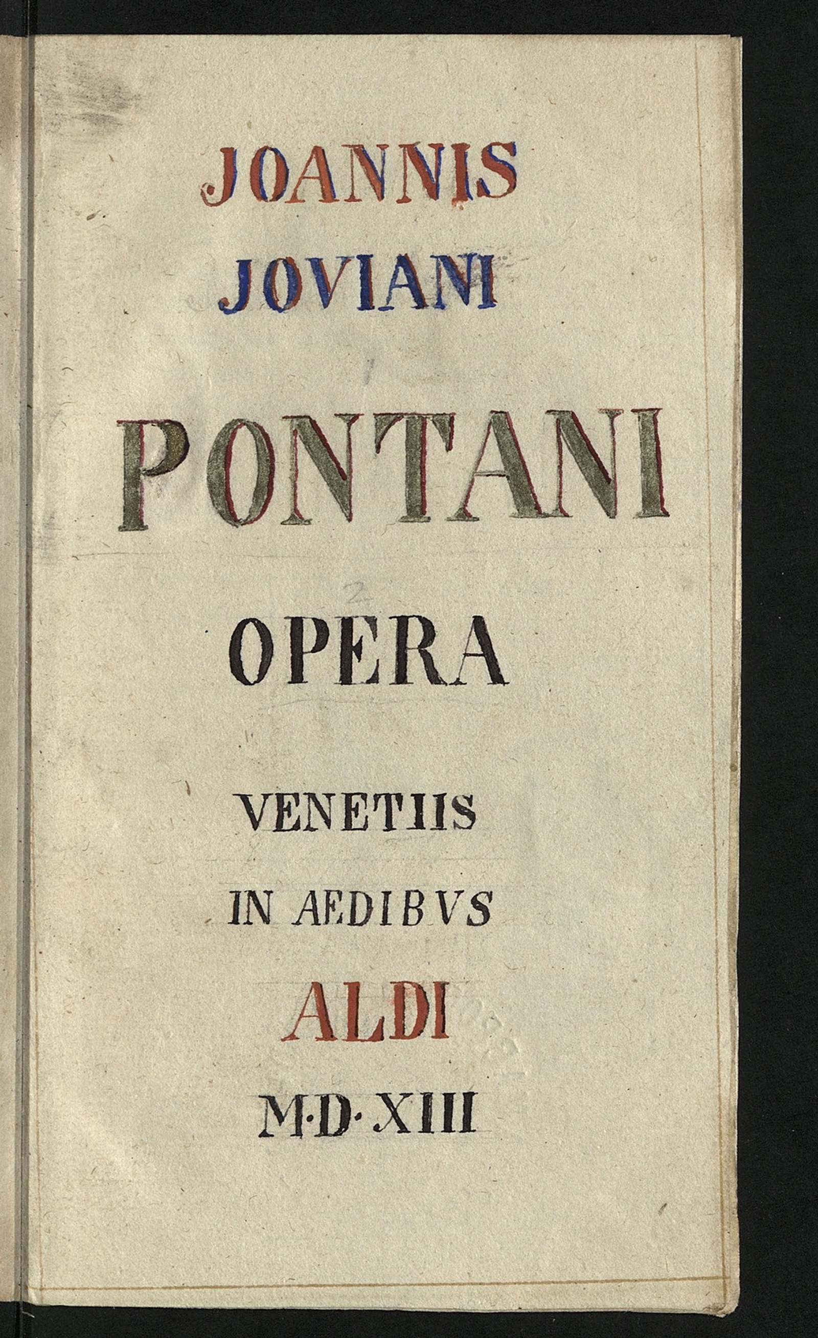 Изображение Pontani Opera
