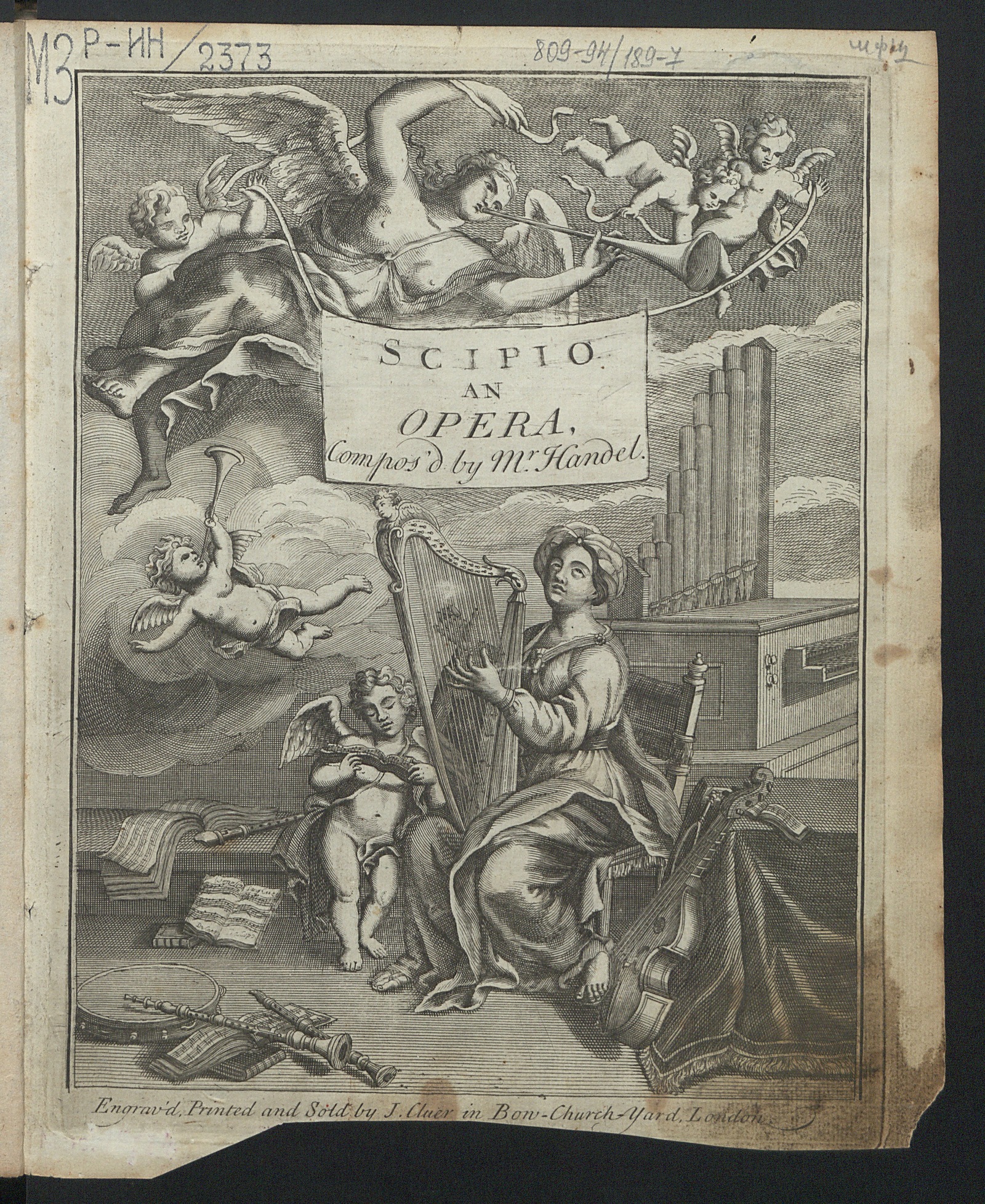 Изображение Scipio : an opera