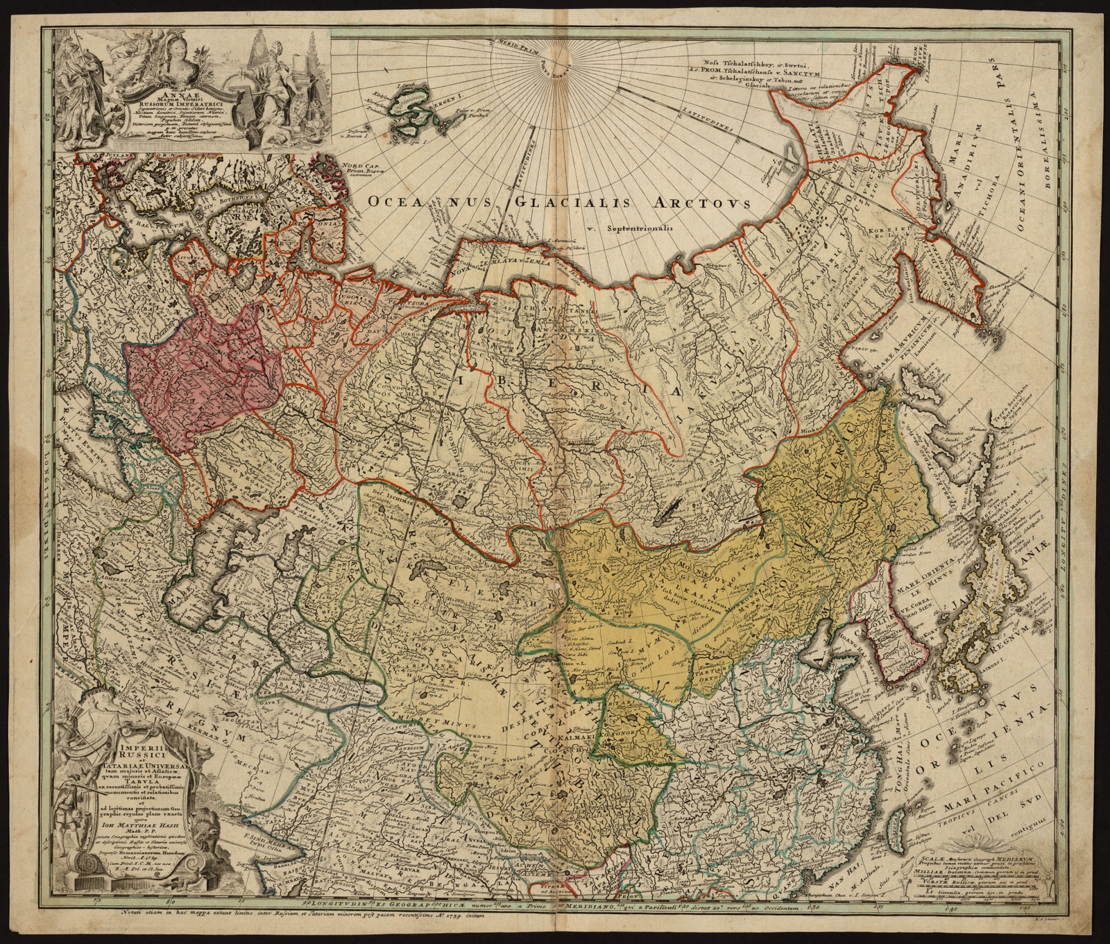 Изображение книги Российская империя. Imperii Russici et Tatariae Universae tam majoris et Asiaticae quam minoris et Europaeae Tabula...