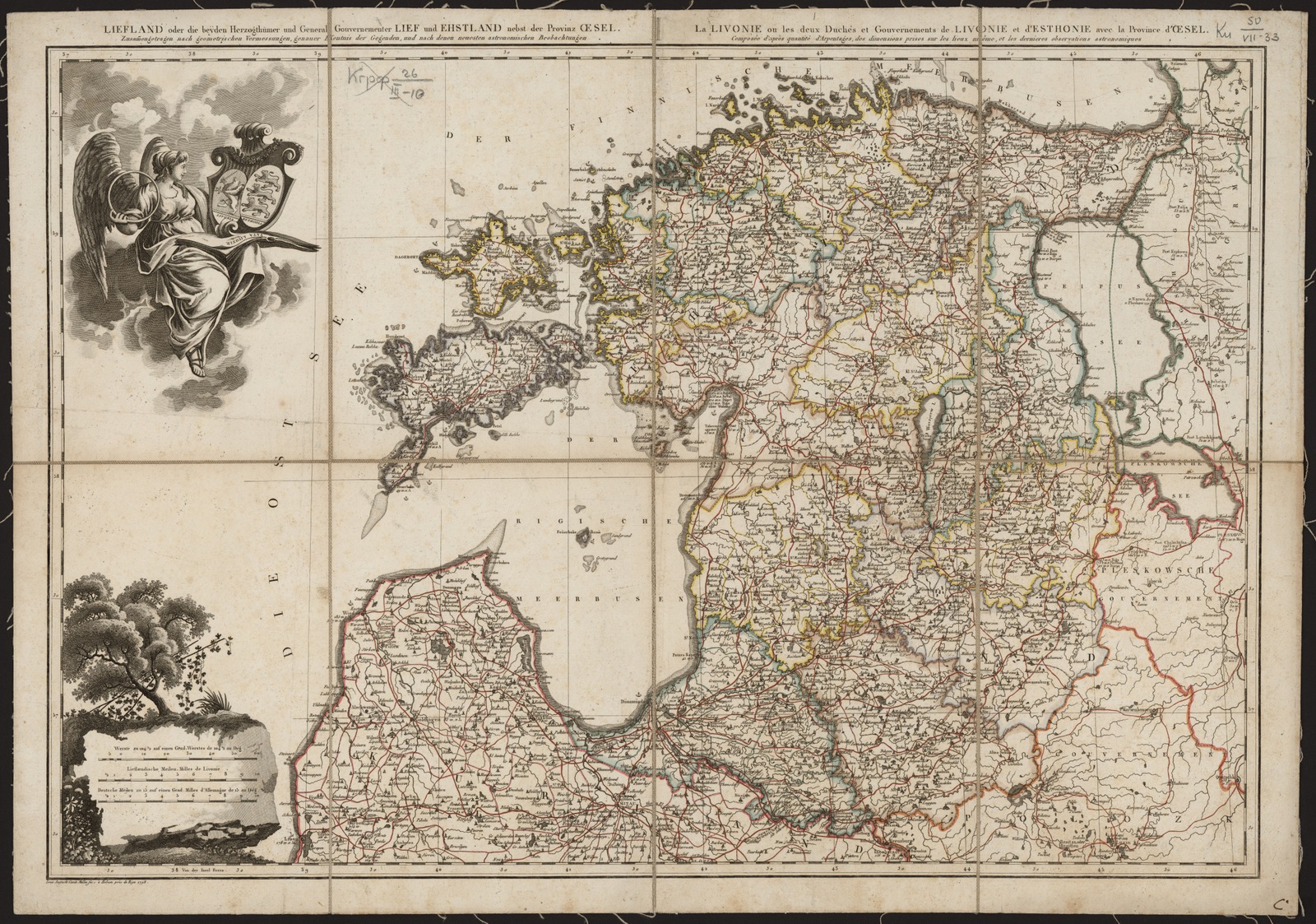 Изображение книги Liefland oder die beÿden Herzogthümer und General Gouvernementer Lief und Ehstland nebst der Provinz Oesel